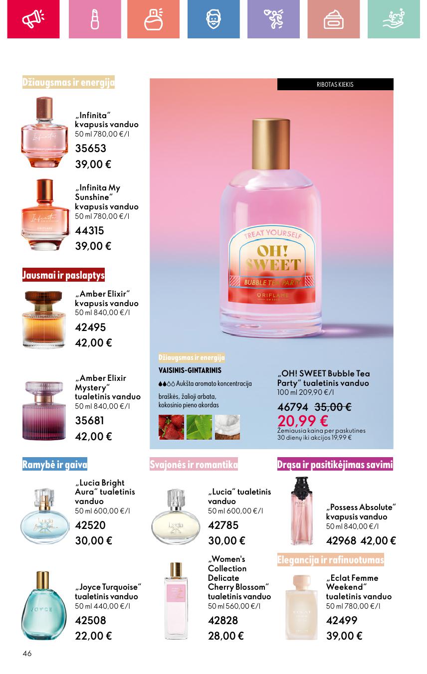 ORIFLAME katalogas galioja 2025.08.03 - 2025.08.23
