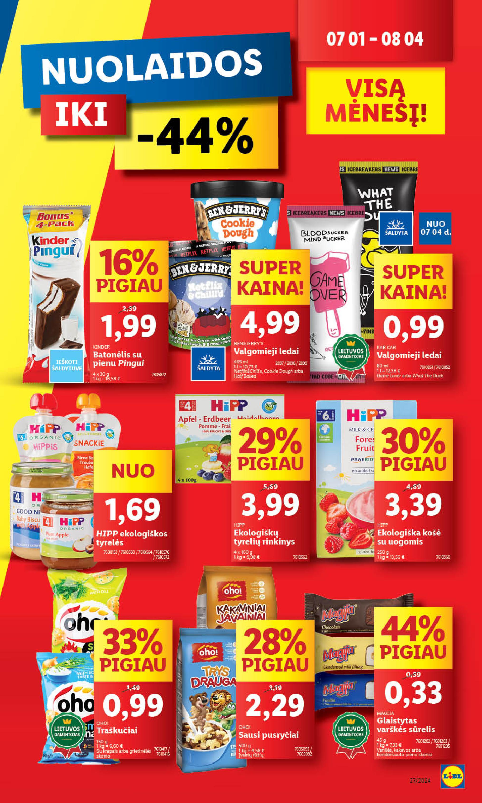 Naujausias LIDL kaininis katalogas 2024.07.01 - 2024.07.07
