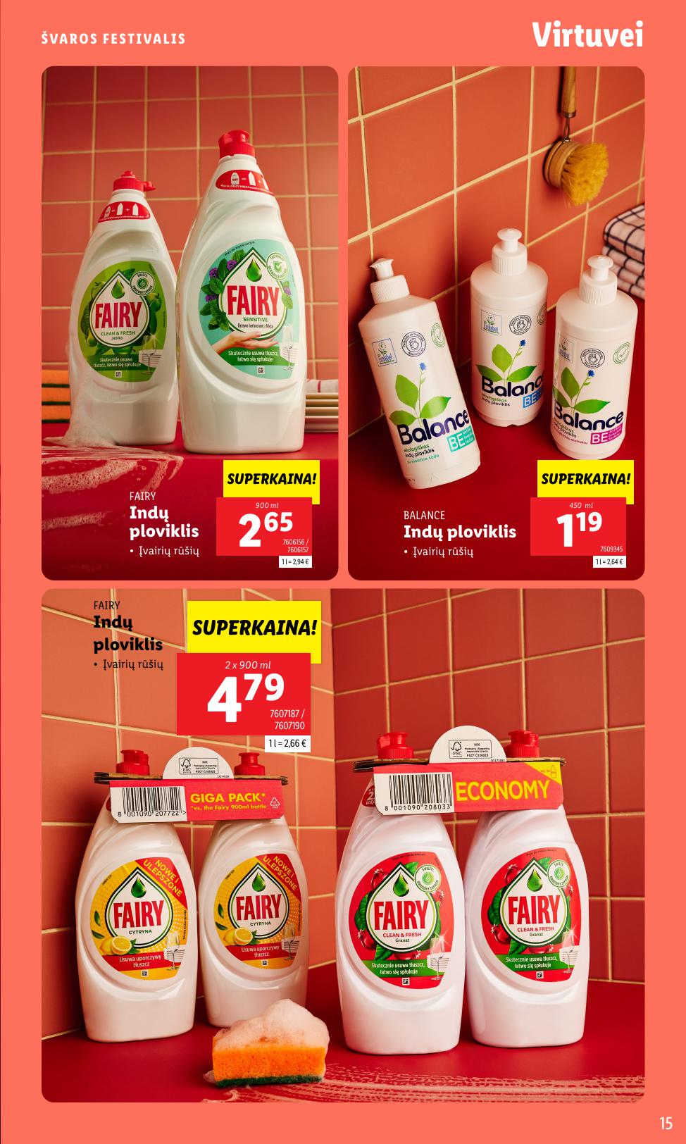 LIDL katalogas "Švaros festivalis" galioja nuo kovo 3