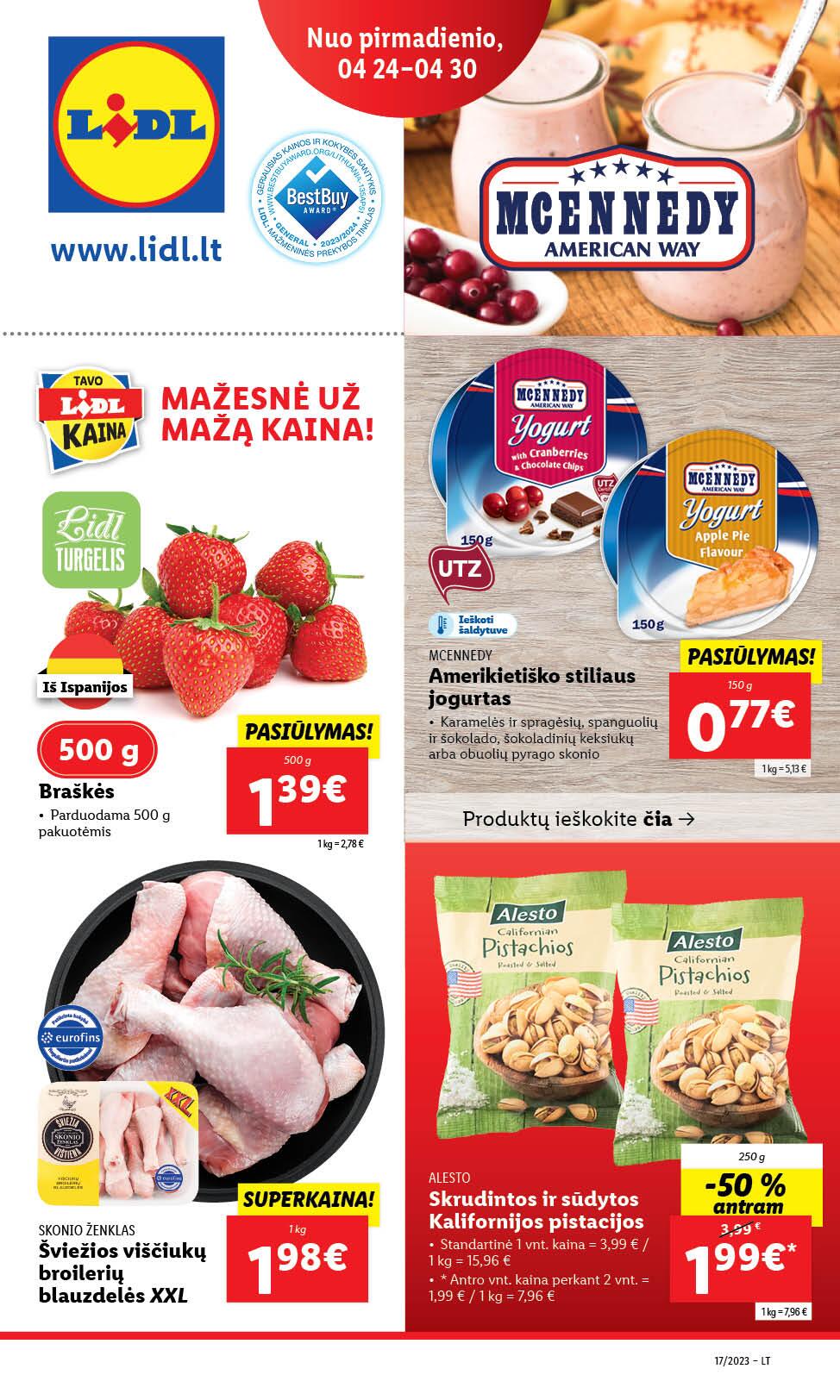 Naujausias LIDL kaininis katalogas 2023.04.24 - 2023.04.30
