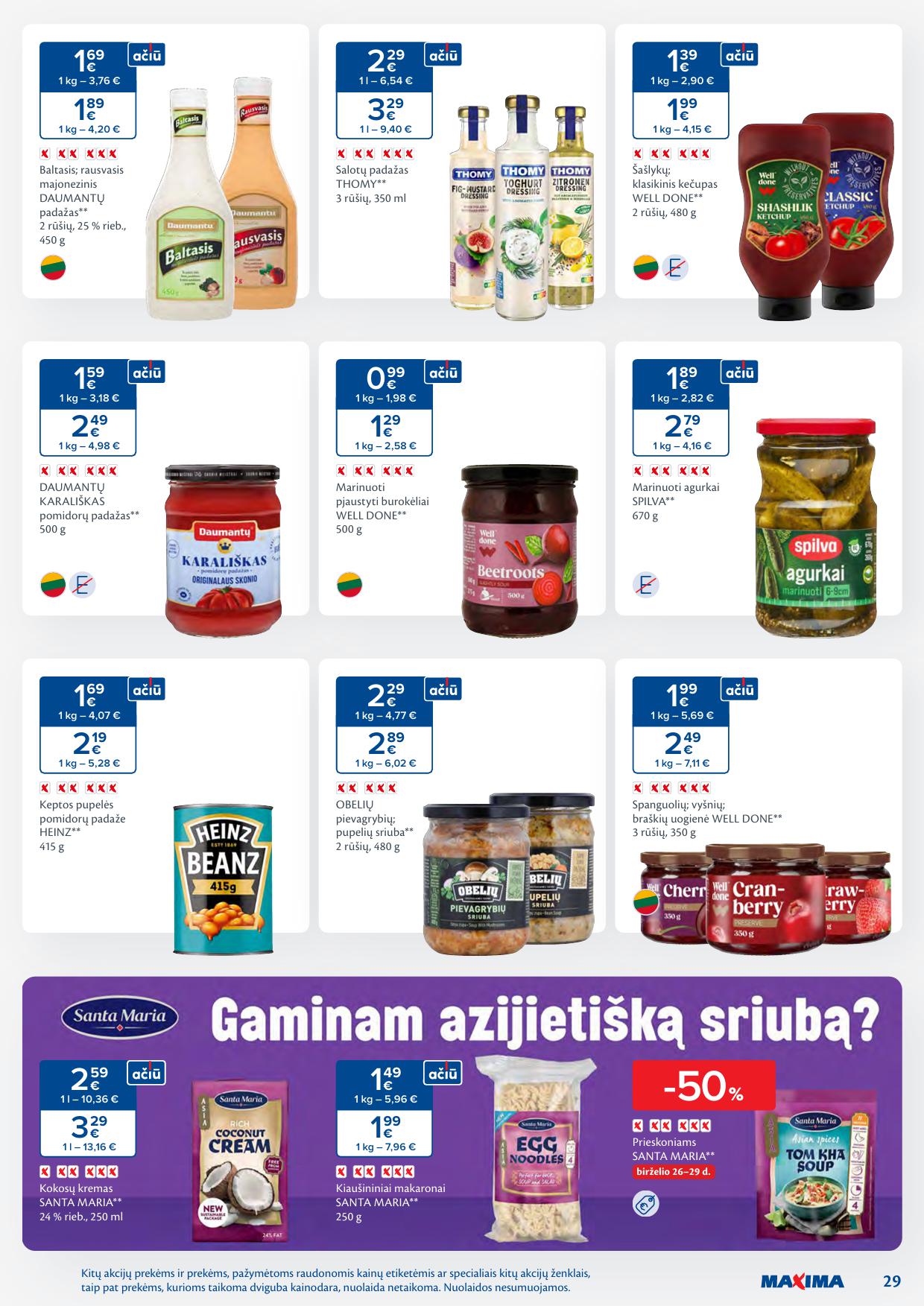 MAXIMA akcijų ir nuolaidų leidinys Nr.26 2025.06.24 - 2025.06.30