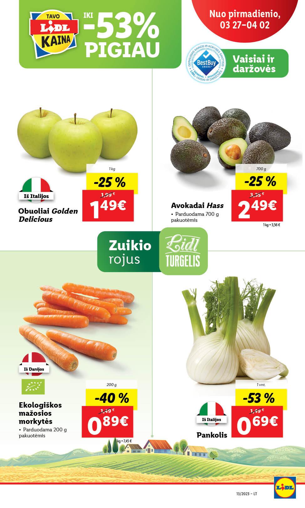 Naujausias LIDL kaininis katalogas 2023.03.16 - 2023.04.02