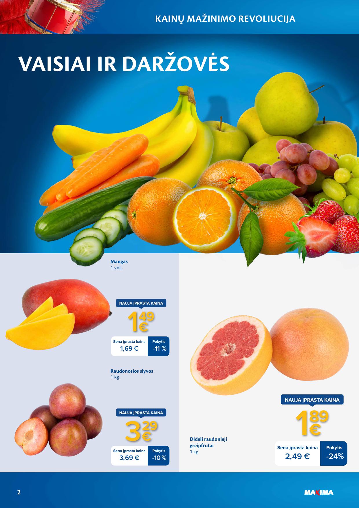 MAXIMA nuolaidų leidinys "Kainų mažinimo revoliucija"