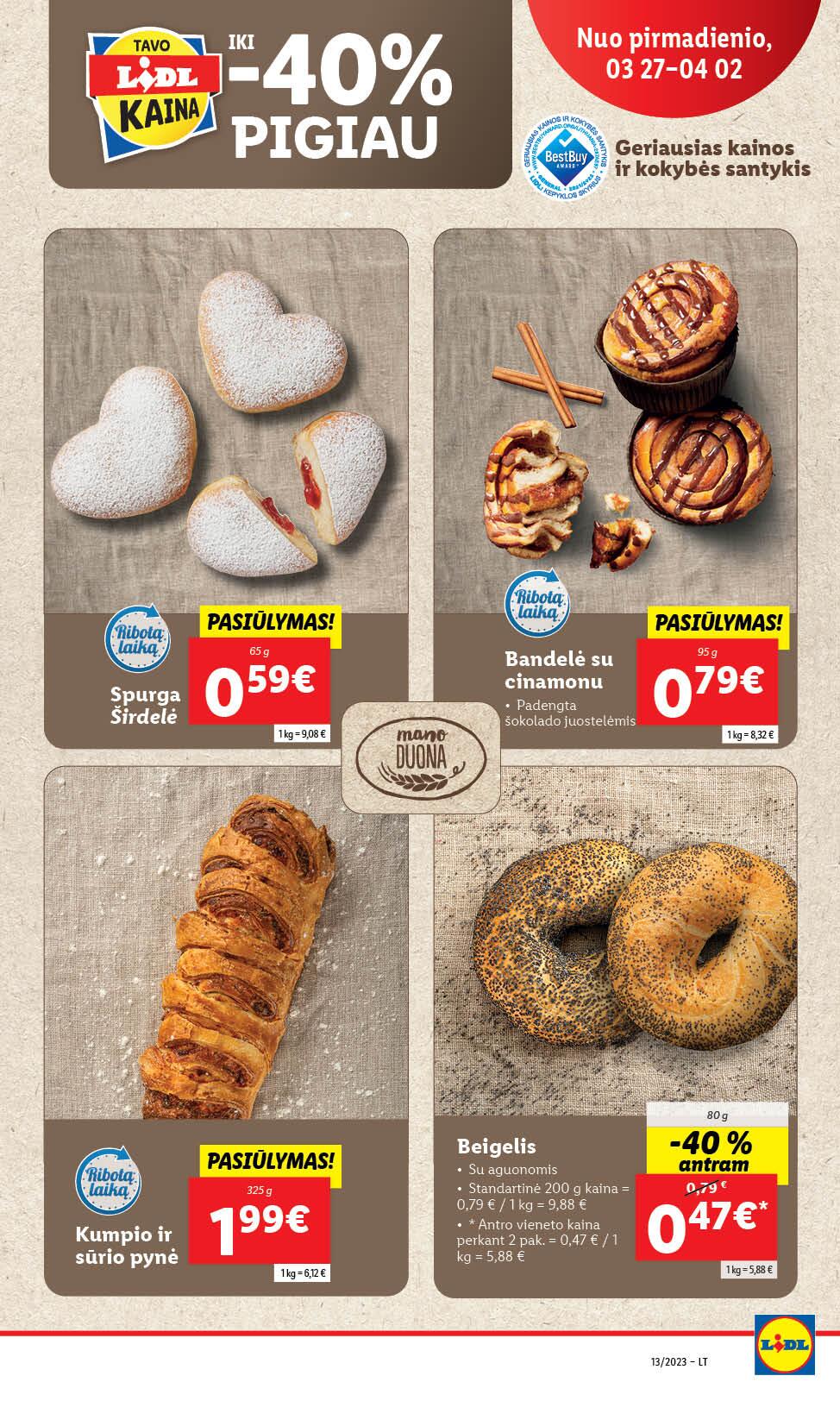Naujausias LIDL kaininis katalogas 2023.03.16 - 2023.04.02