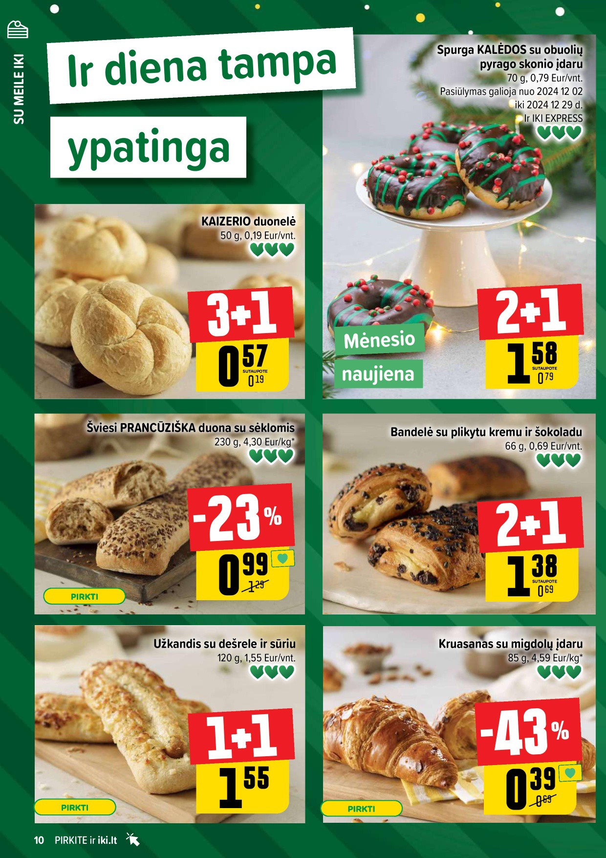 Naujausias IKI kaininis katalogas 2024.12.23 - 2024.12.29