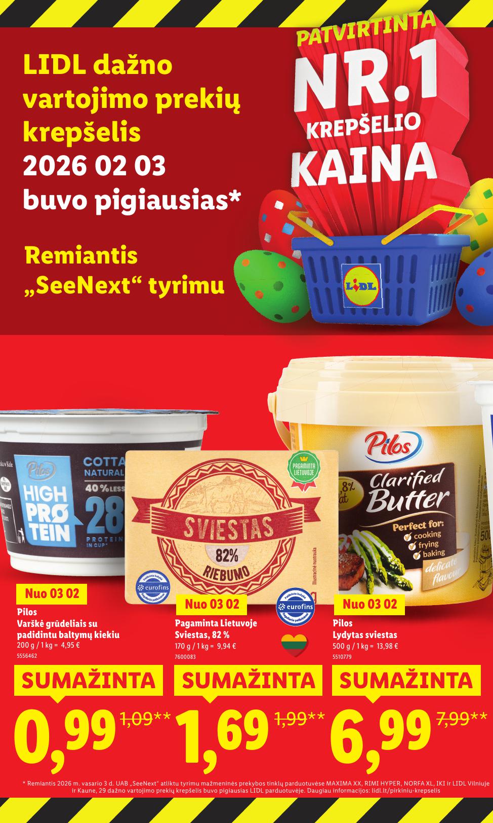 LIDL katalogas "Didysis kainų mažinimas"