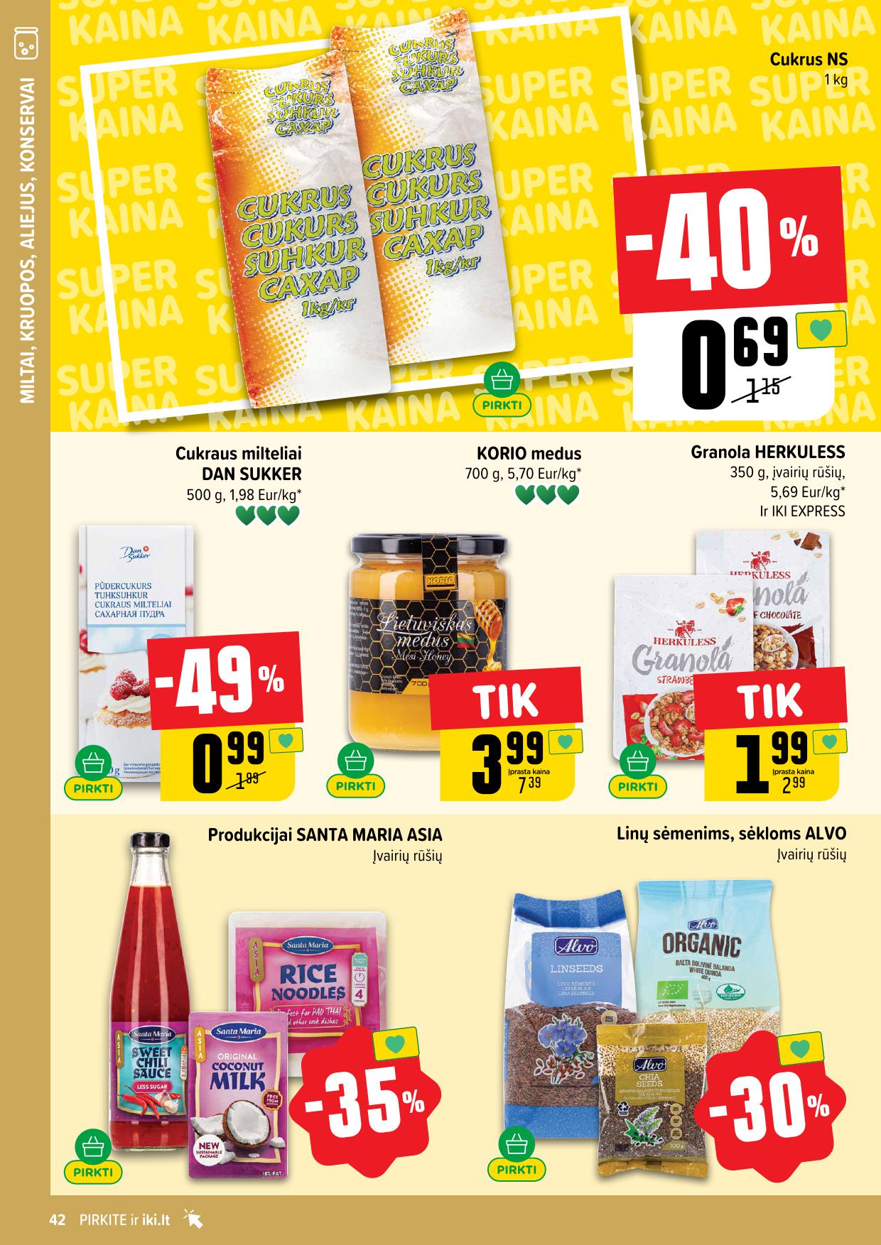 Naujausias IKI kaininis katalogas 2026.02.16 - 2026.02.22