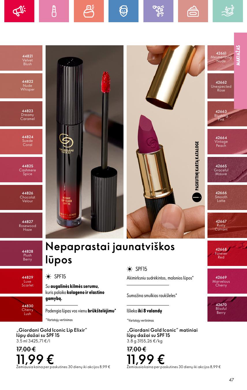 ORIFLAME katalogas galioja 2025.06.01 - 2025.06.21