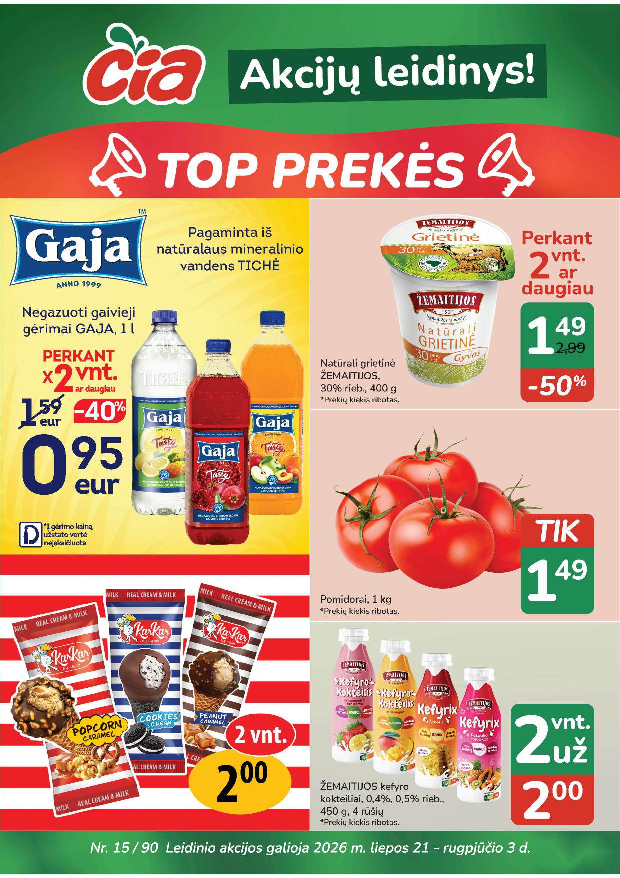 Naujas ČIA leidinys nuo 2026.07.21 iki 2026.08.03