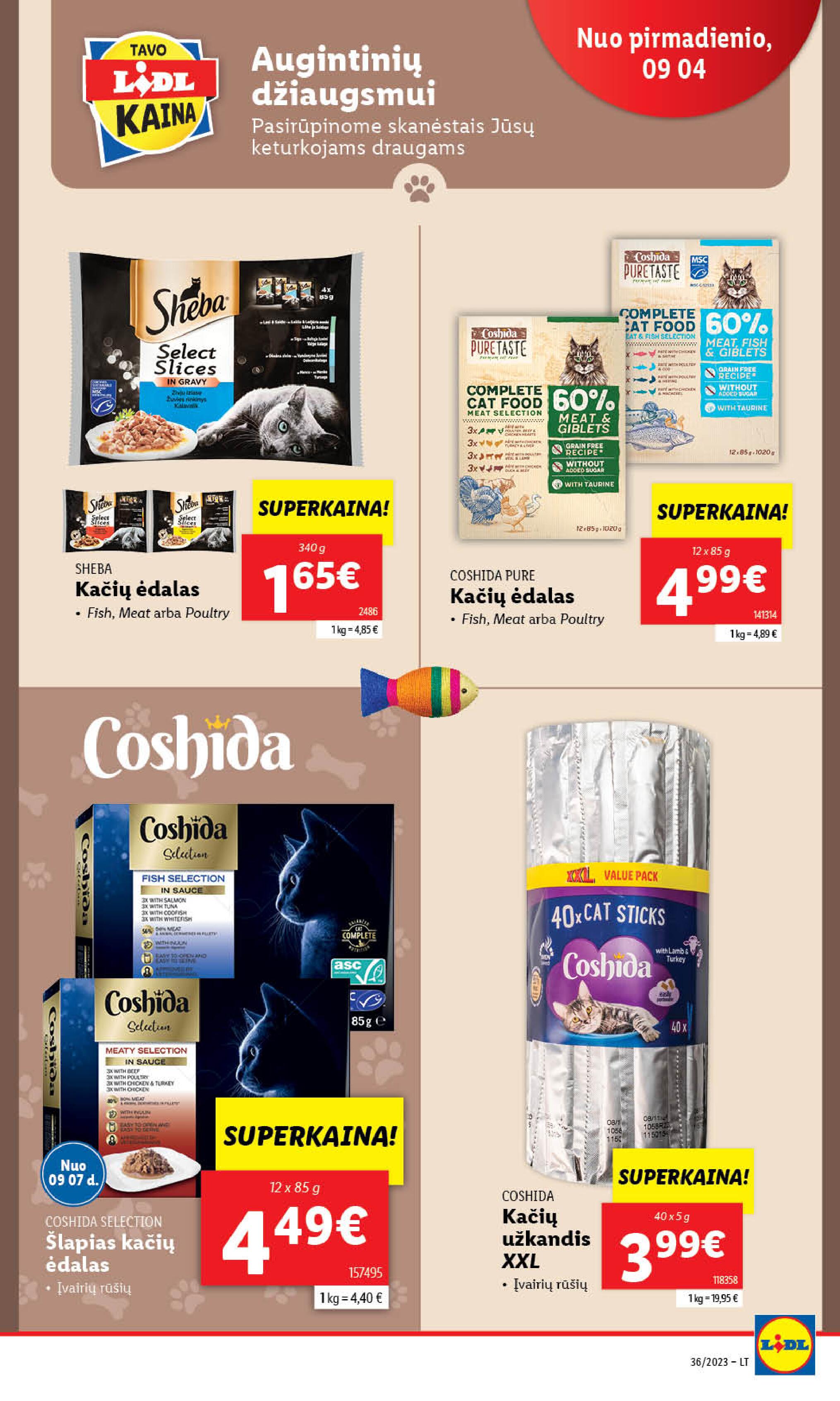 Naujausias LIDL kaininis katalogas 2023.09.04 - 2023.09.10
