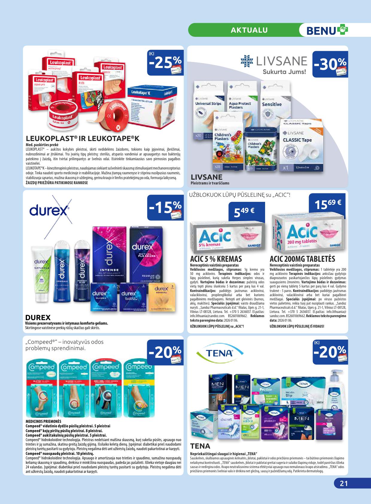 BENU vaistinės akcijų ir nuolaidų leidinys 2026.02.01 - 2026.02.28