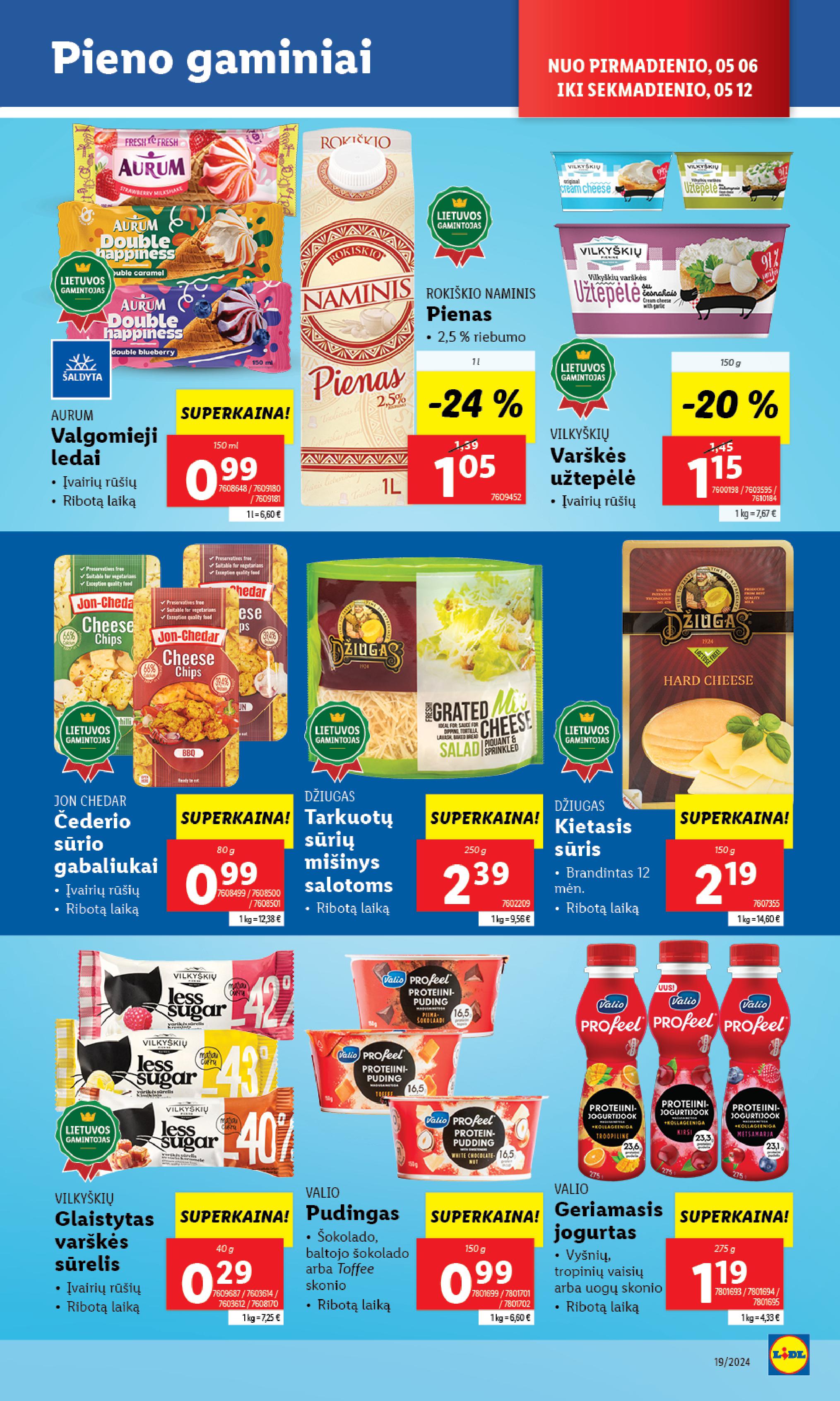 Naujausias LIDL kaininis katalogas 2024.05.06 - 2024.05.12