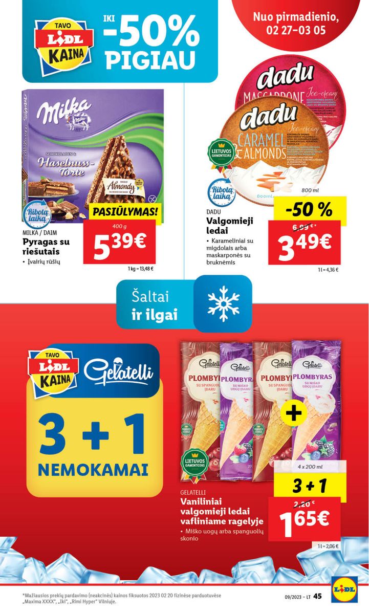 Naujausias LIDL kaininis katalogas 2023.02.27 - 2023.03.05