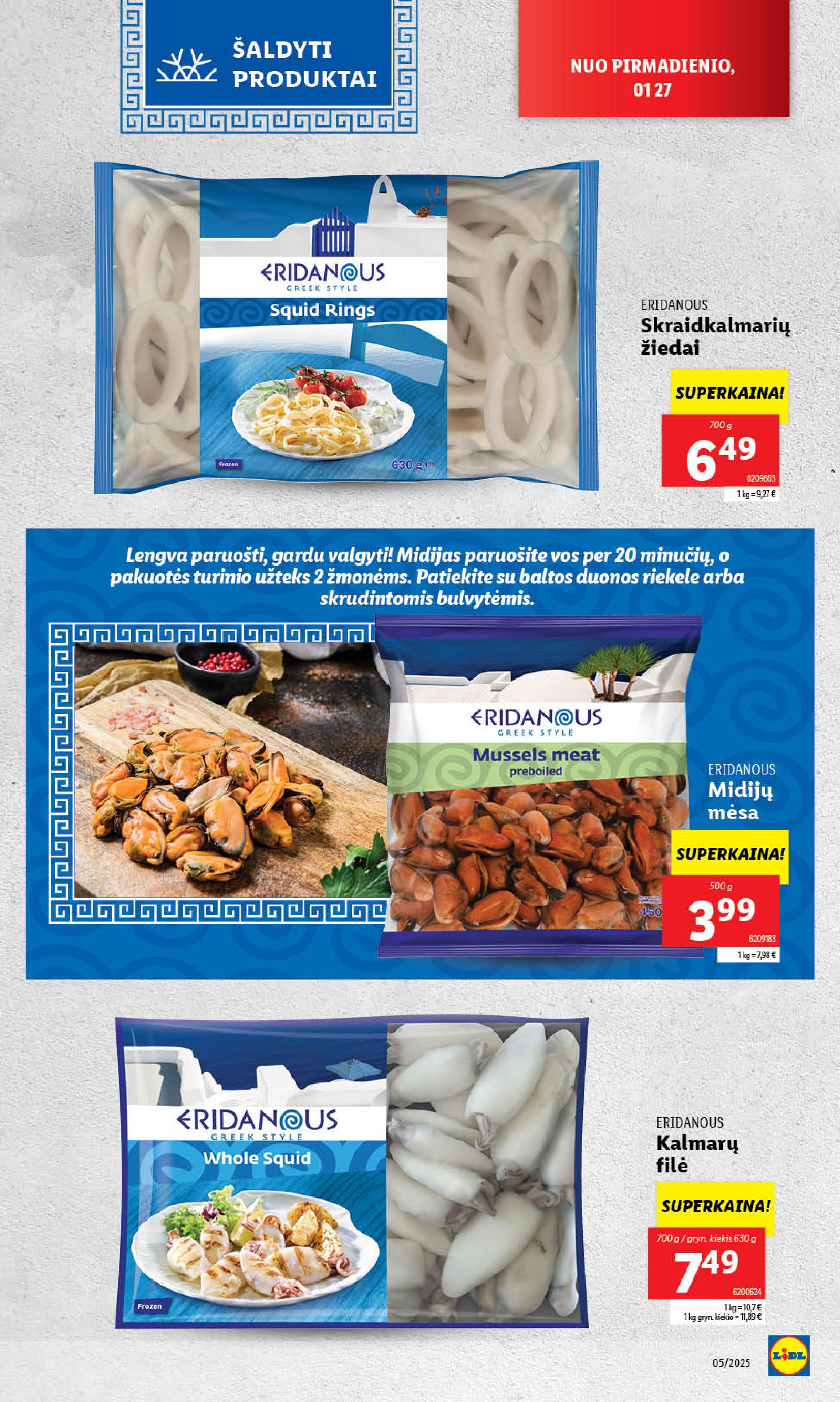 Naujausias LIDL kaininis katalogas 2025.01.27 - 2025.02.02