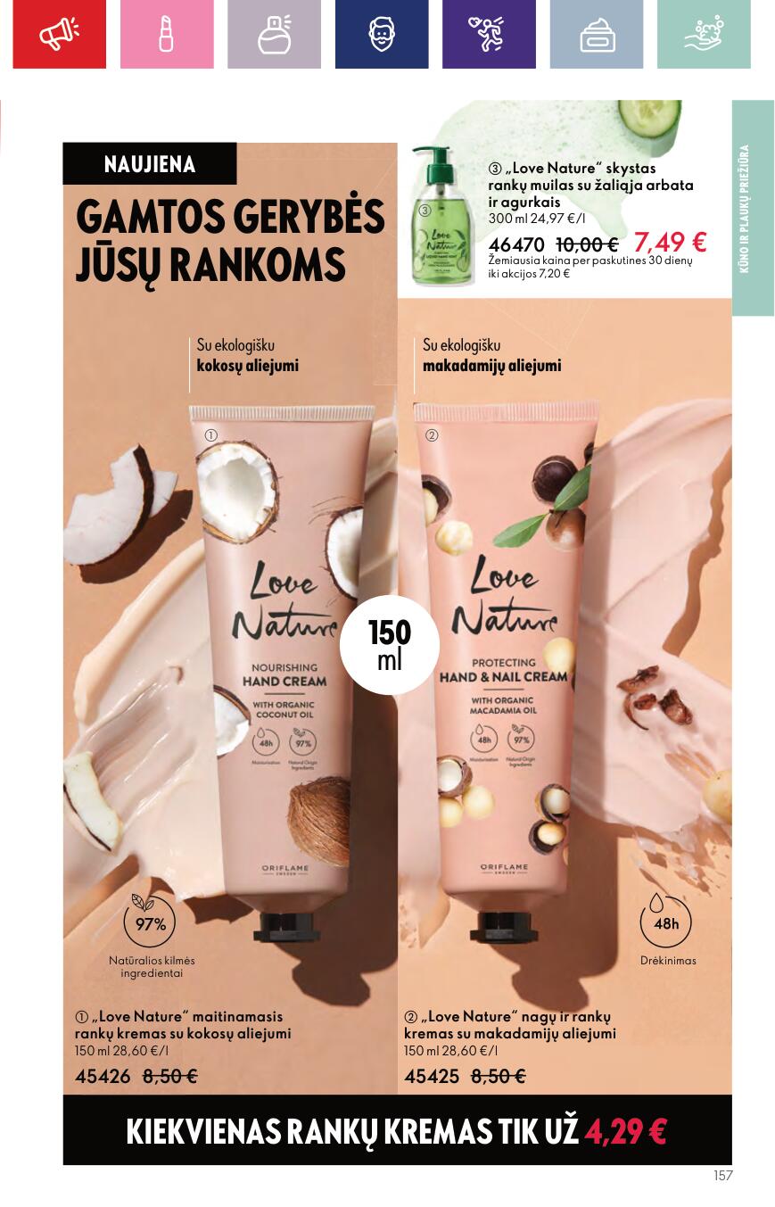 Naujas ORIFLAME katalogas galioja 2023.09.13 - 2023.10.03