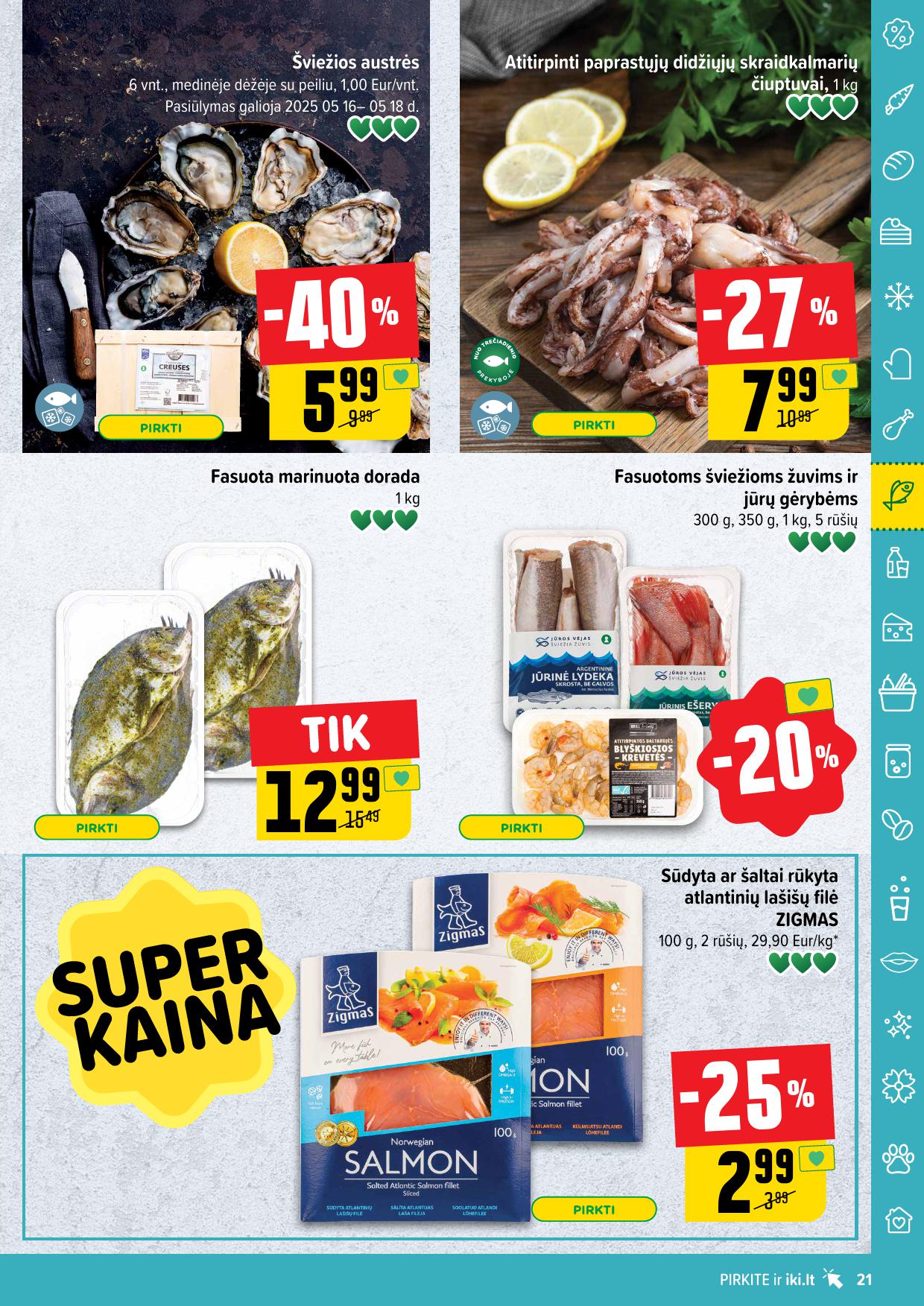 Naujausias IKI kaininis katalogas 2025.05.12 - 2025.05.18