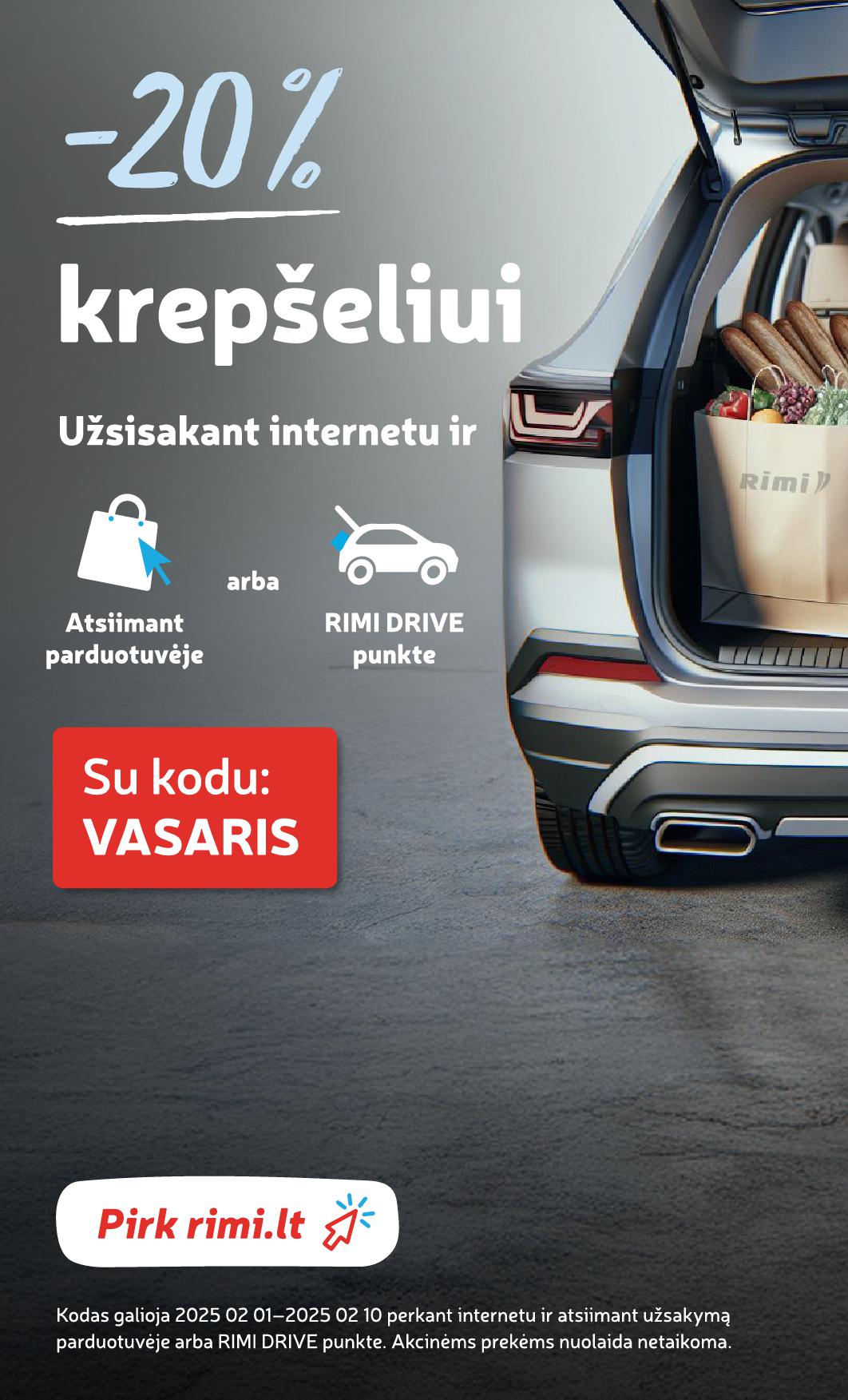 Naujausias RIMI kaininis katalogas 2025.02.04 - 2025.02.10