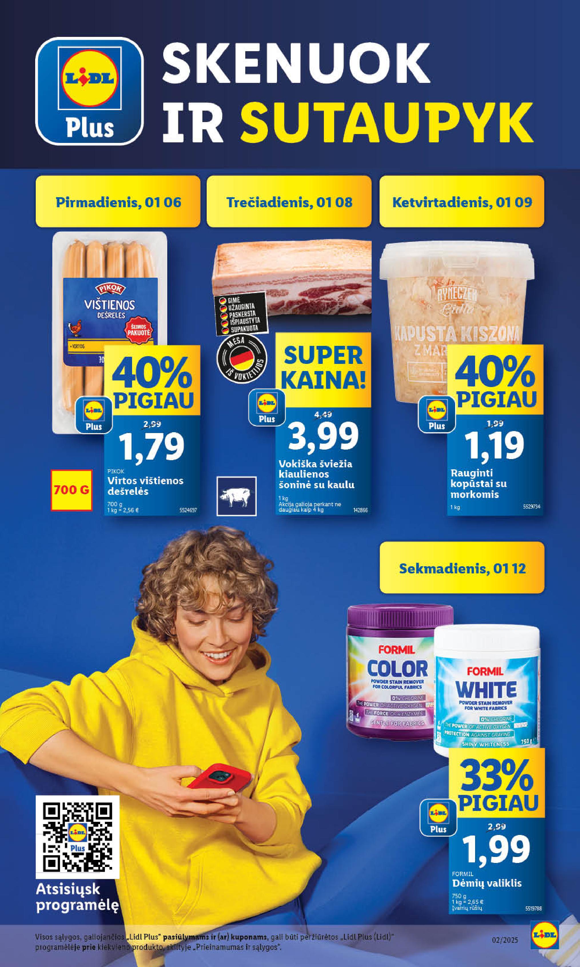 Naujausias LIDL kaininis katalogas 2025.01.06 - 2025.01.12