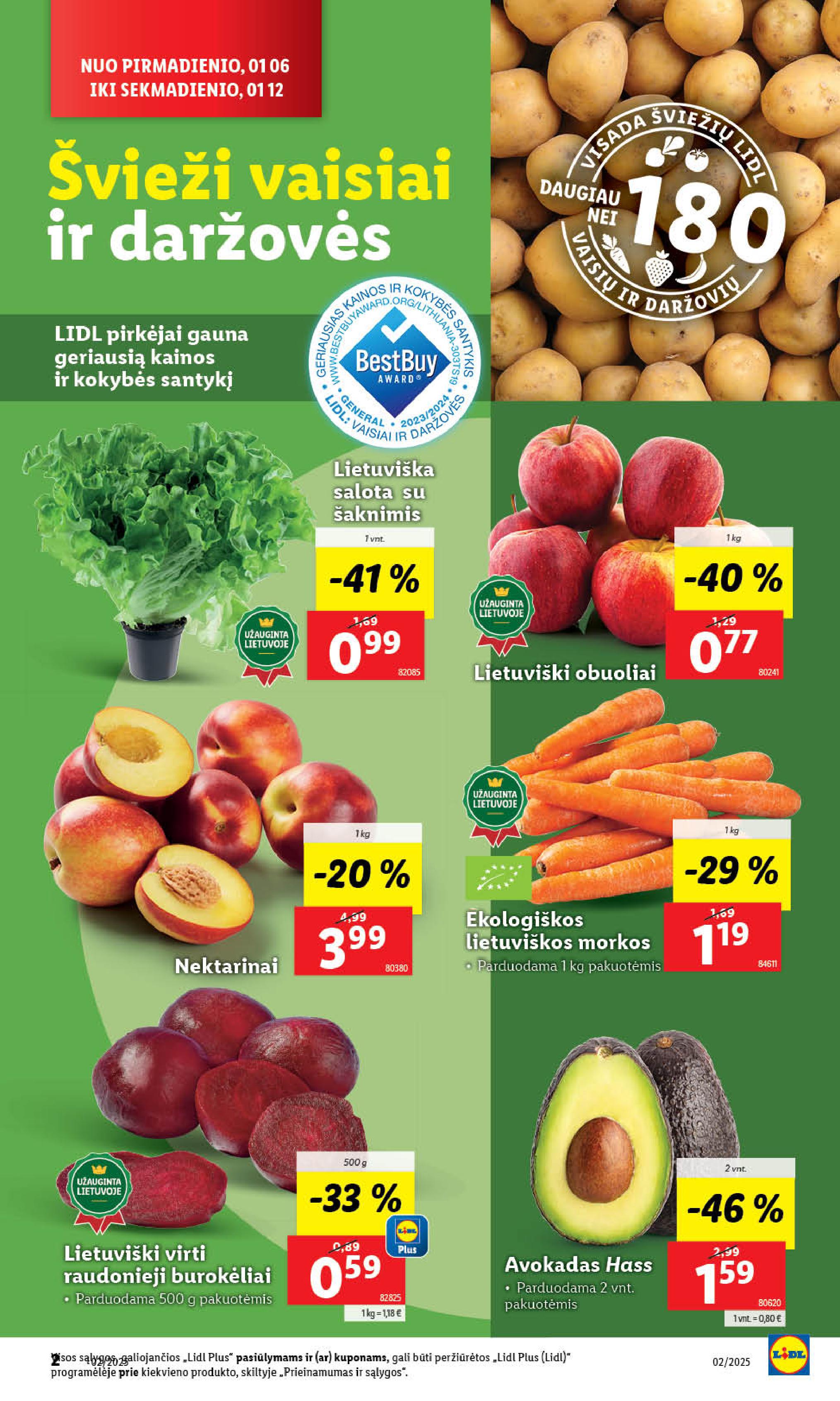 Naujausias LIDL kaininis katalogas 2025.01.06 - 2025.01.12