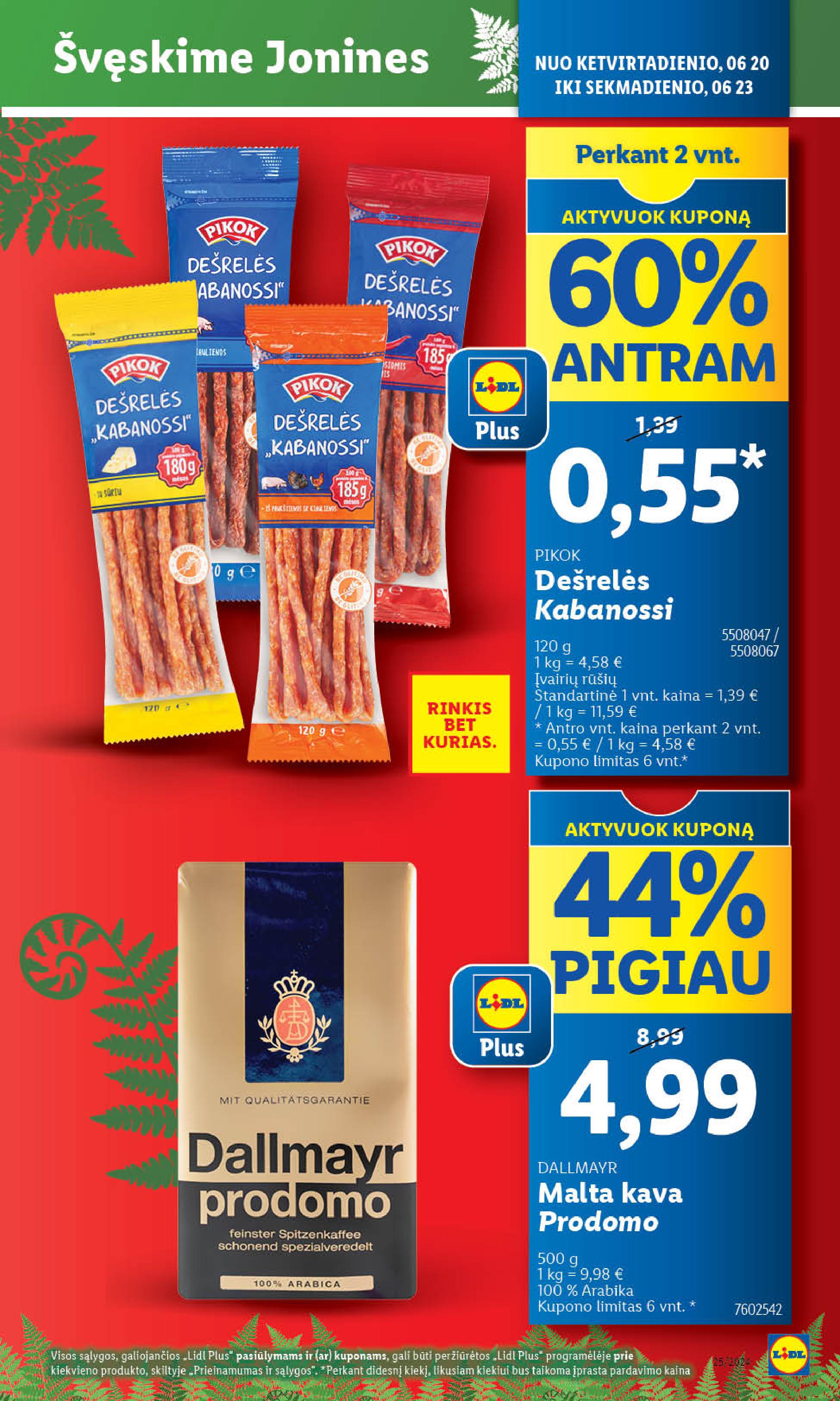 Naujausias LIDL kaininis katalogas 2024.06.17 - 2024.06.23