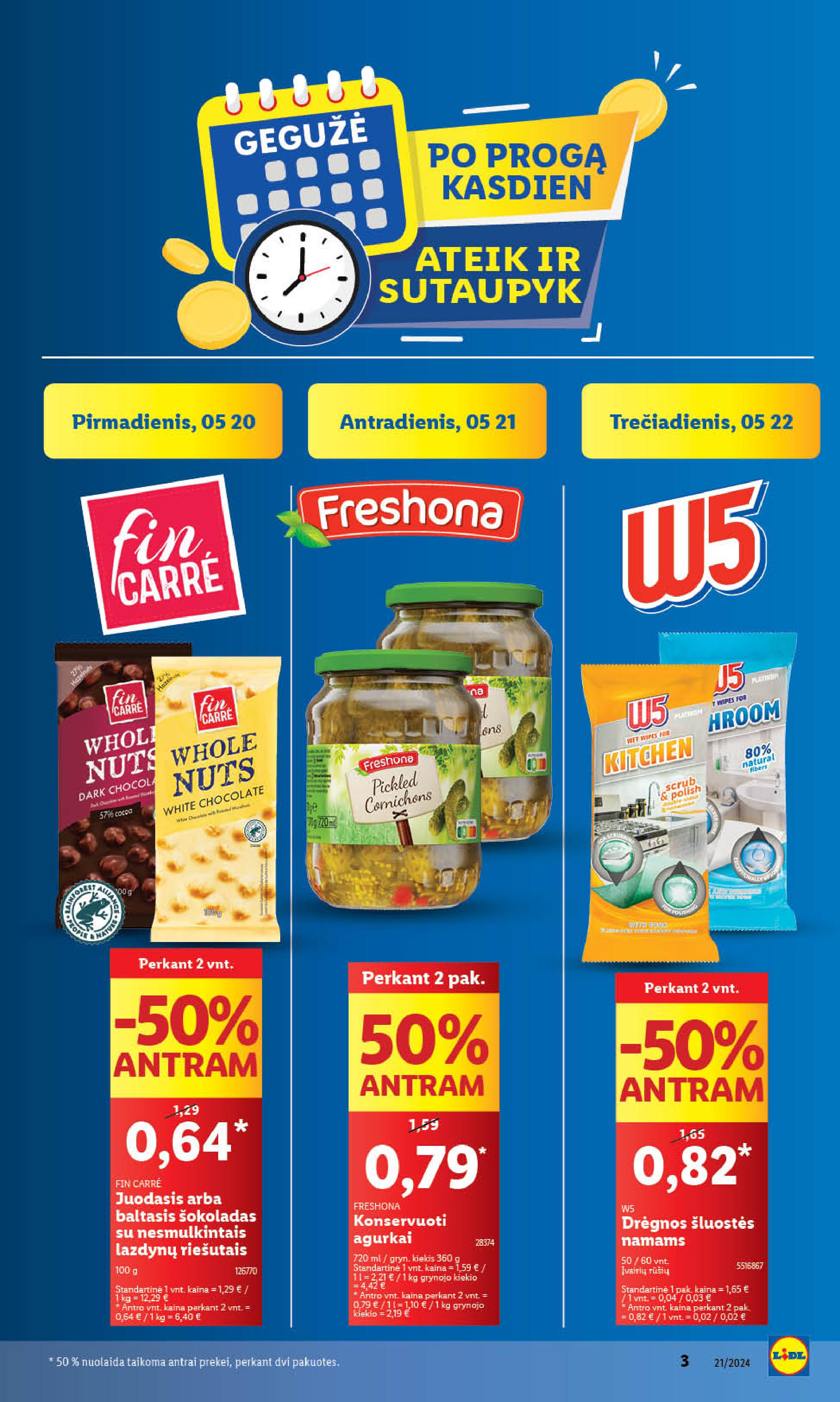 Naujausias LIDL kaininis katalogas 2024.05.20 - 2024.05.26