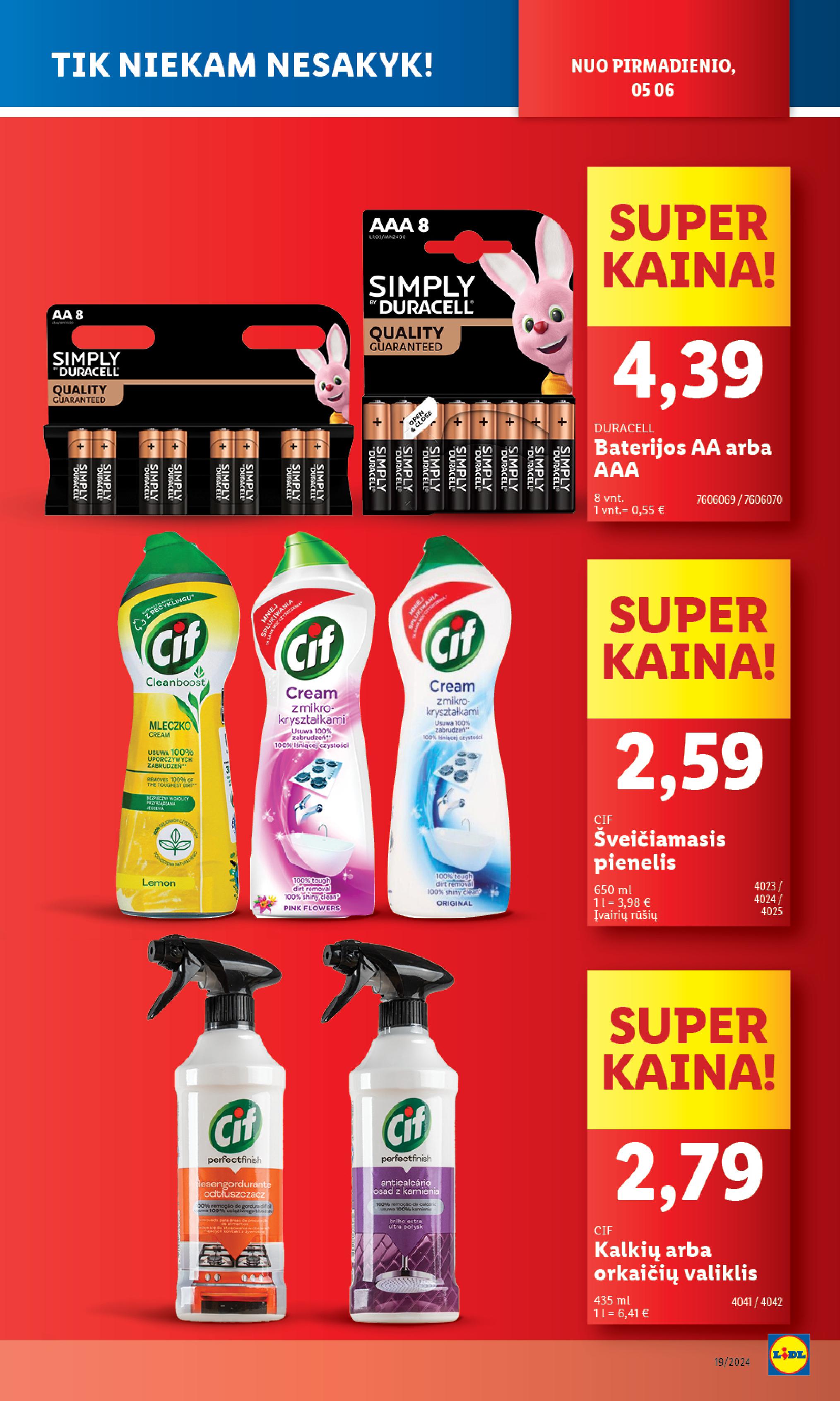 Naujausias LIDL kaininis katalogas 2024.05.06 - 2024.05.12
