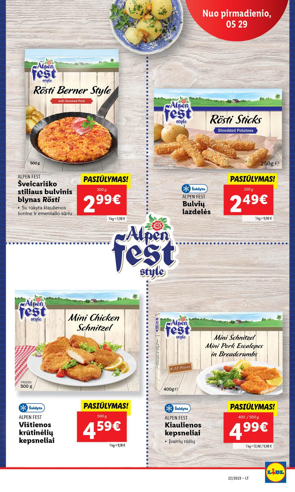 Naujausias LIDL kaininis katalogas 2023.05.29 - 2023.06.04