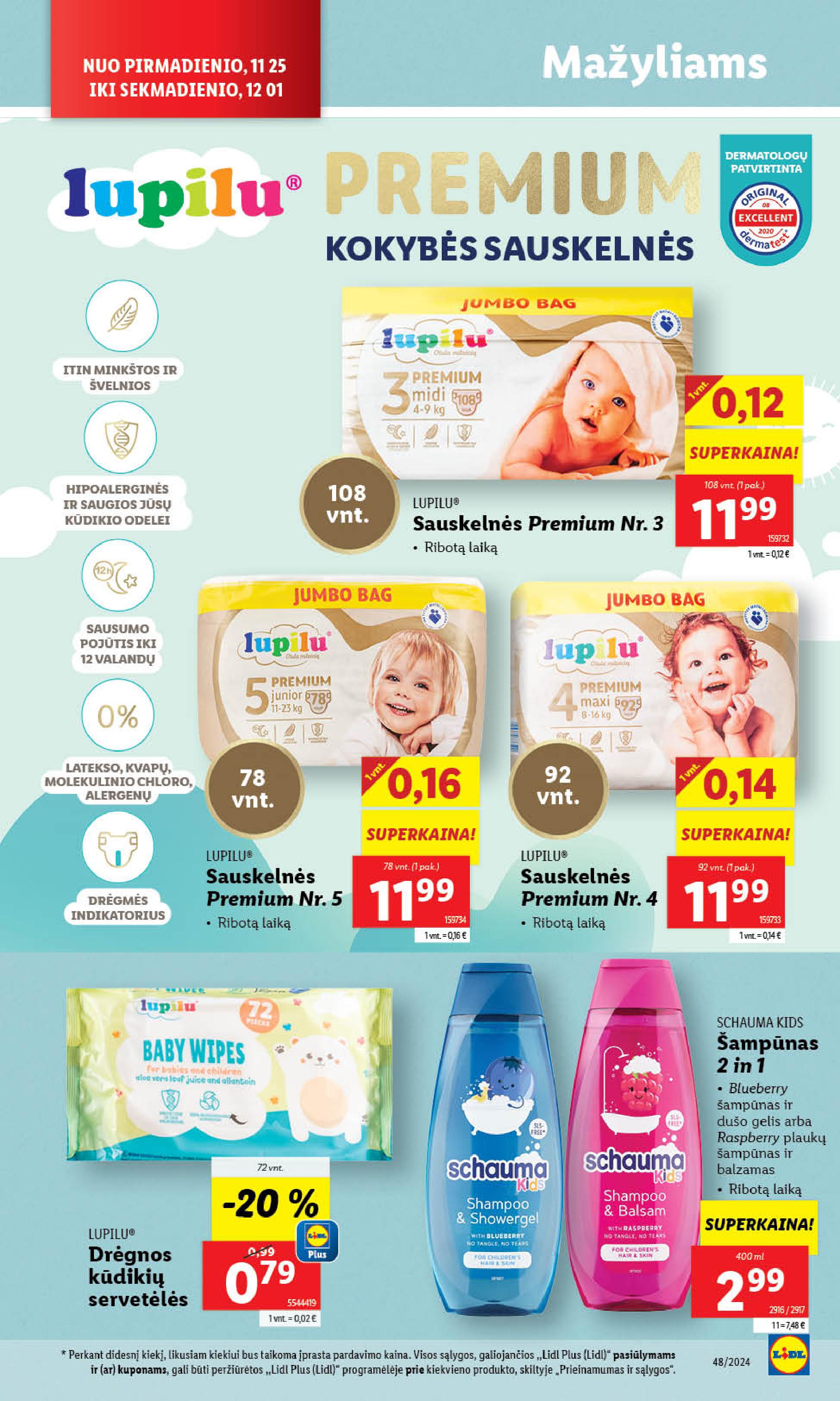 Naujausias LIDL kaininis katalogas 2024.11.25 - 2024.12.01