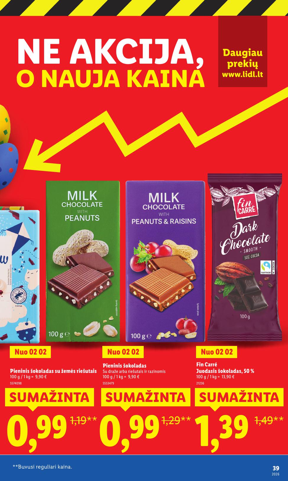 LIDL katalogas "Didysis kainų mažinimas"