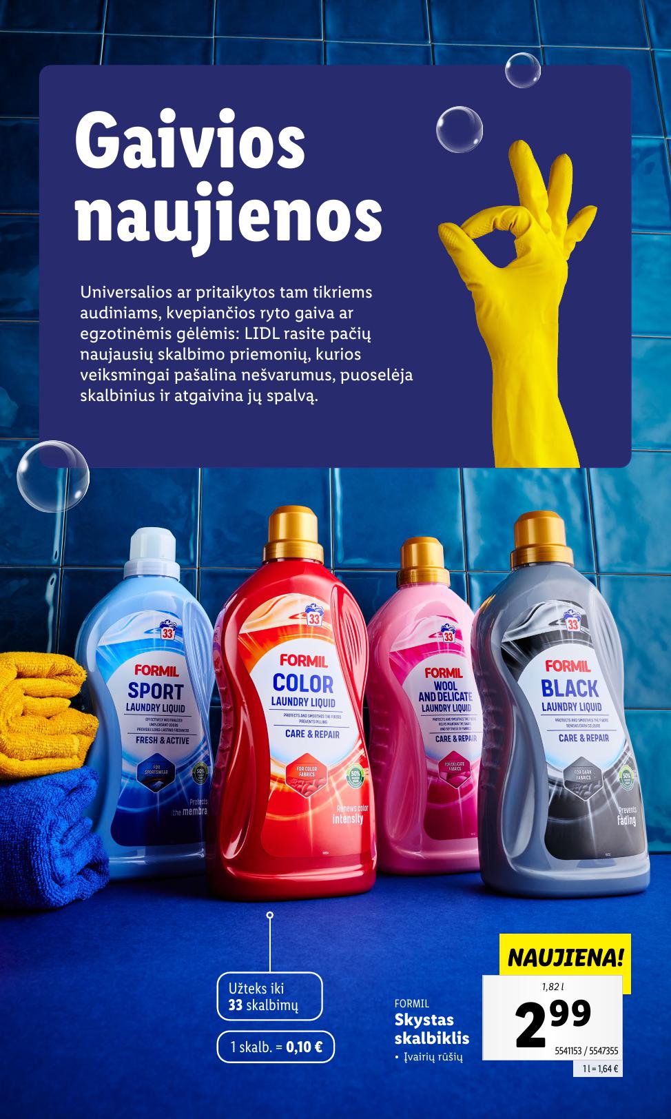 LIDL katalogas "Švaros festivalis" galioja nuo kovo 3