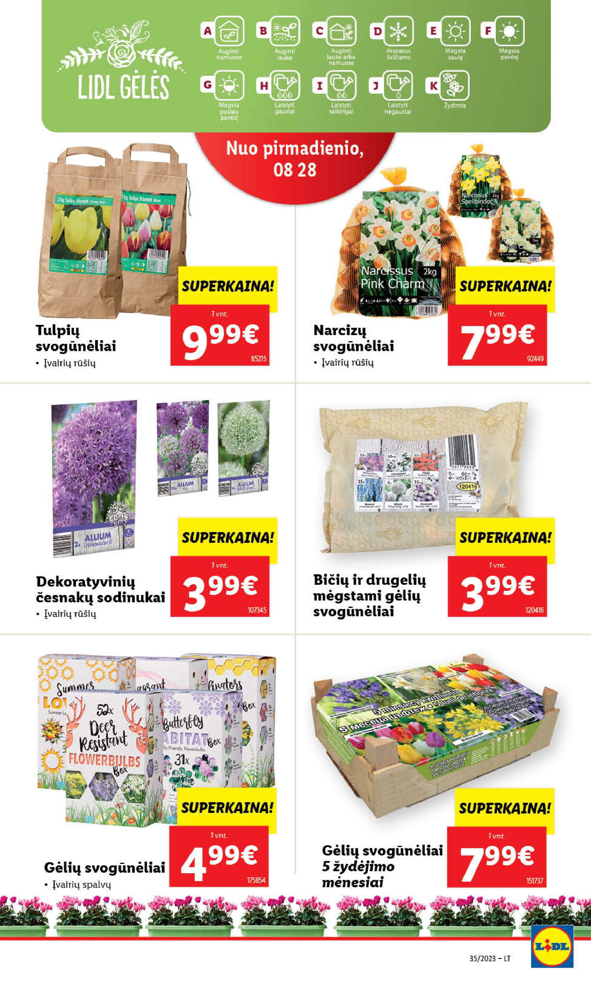 Naujausias LIDL kaininis katalogas 2023.08.28 - 2023.09.03