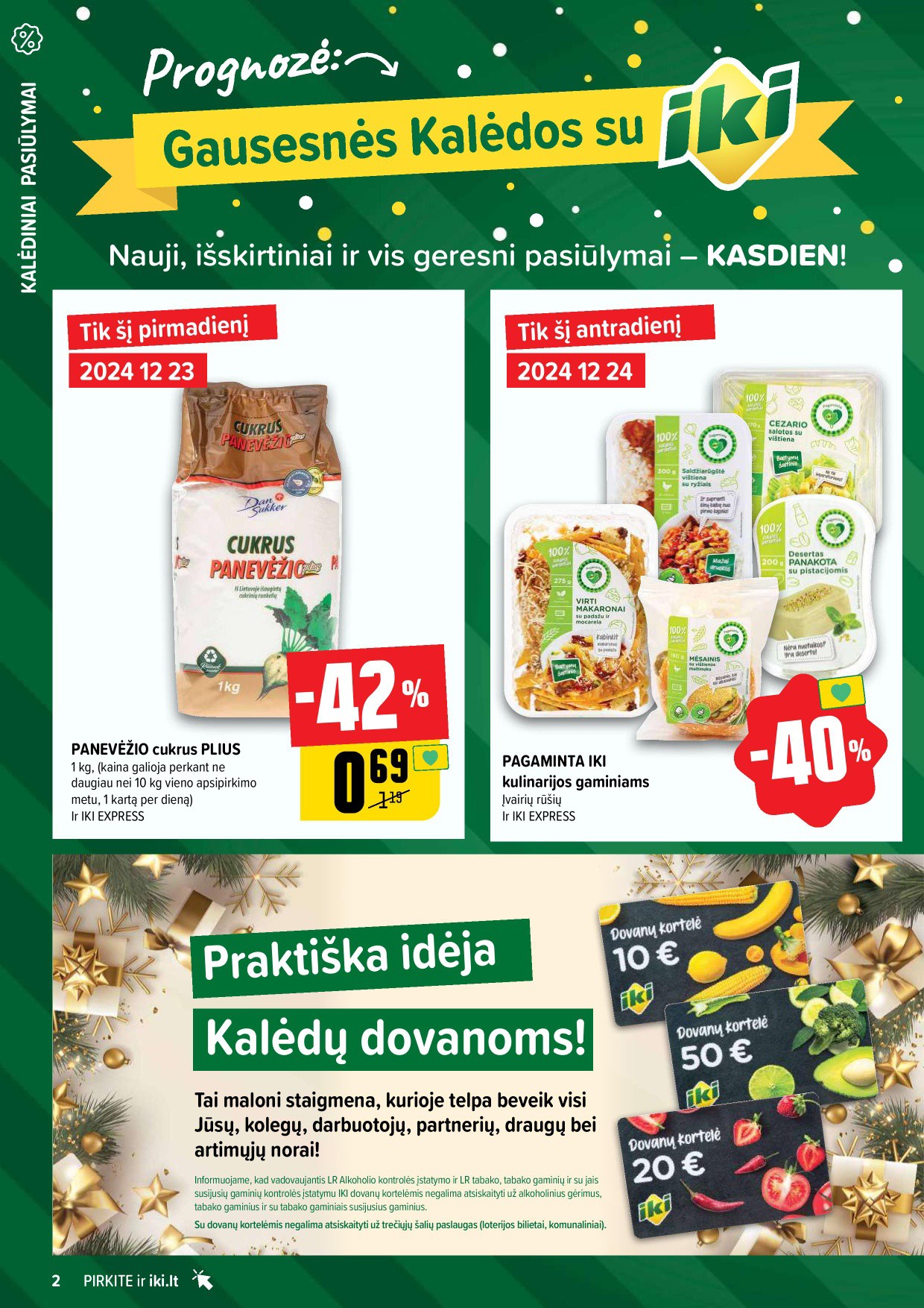 Naujausias IKI kaininis katalogas 2024.12.23 - 2024.12.29