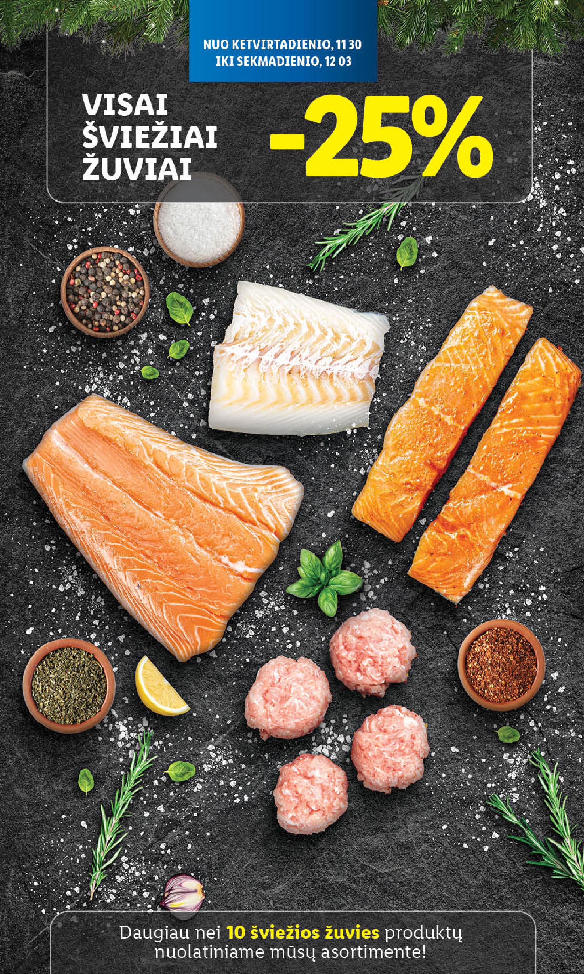 LIDL maisto prekių leidinukas nuo ketvirtadienio 11.30 - 12.03