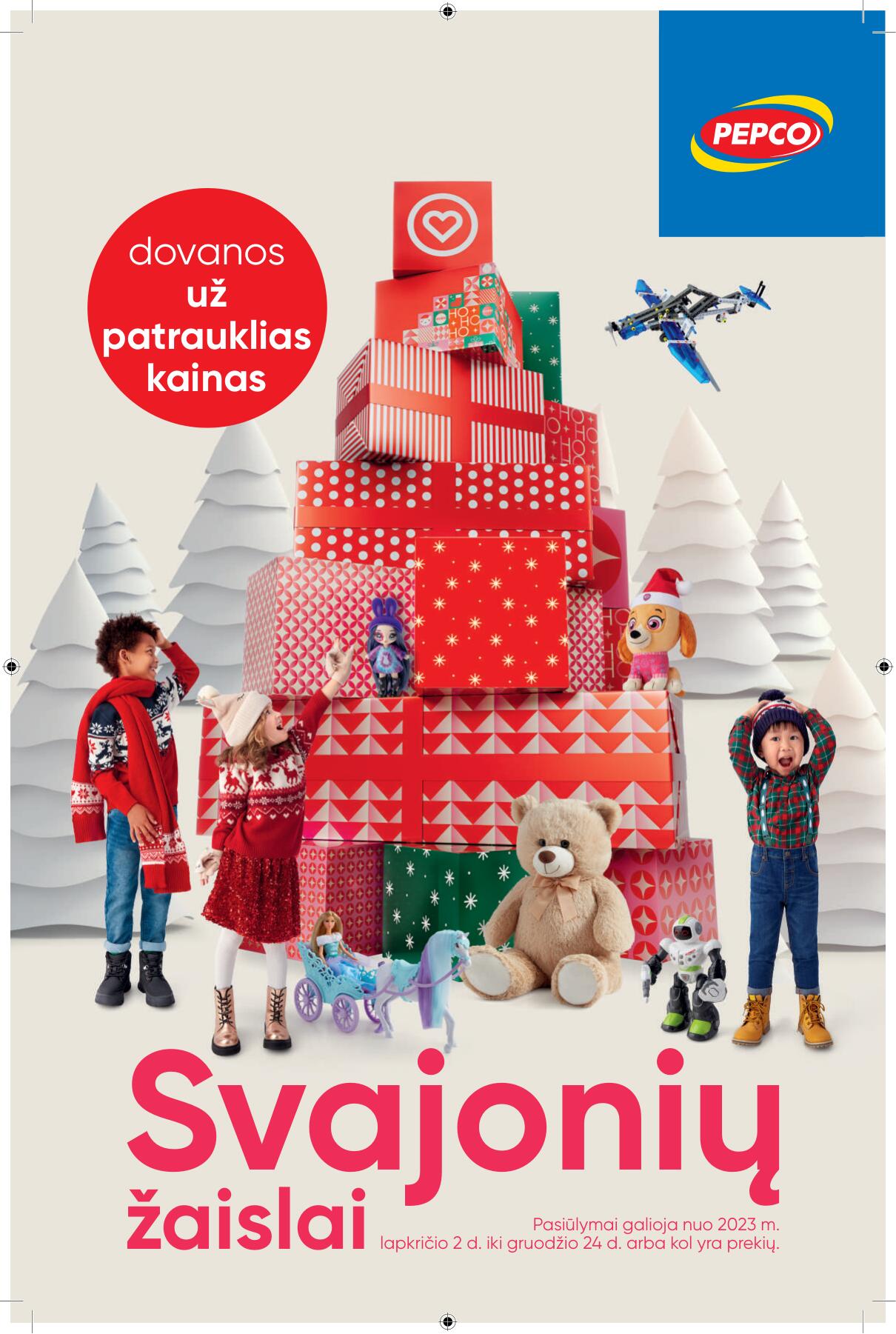 PEPCO akciju katalogas "Svajonių žaislai" 2023.11.02 - 2023.12.24
