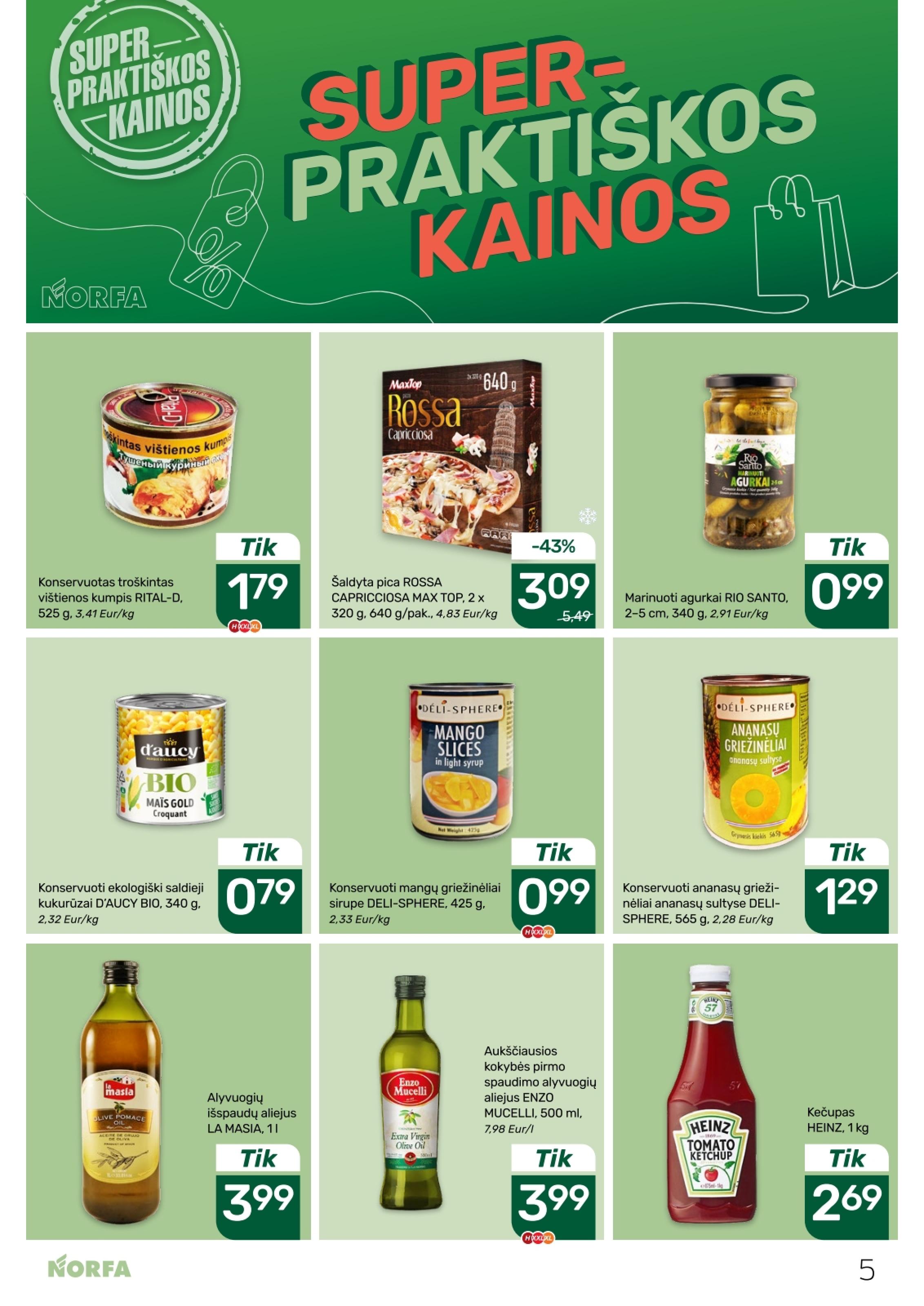 Naujausias NORFA kaininis katalogas 2026.04.16 - 2026.04.29