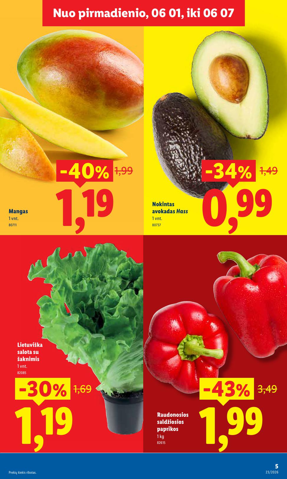 Naujausias LIDL kaininis katalogas 2026.06.01 - 2026.06.07