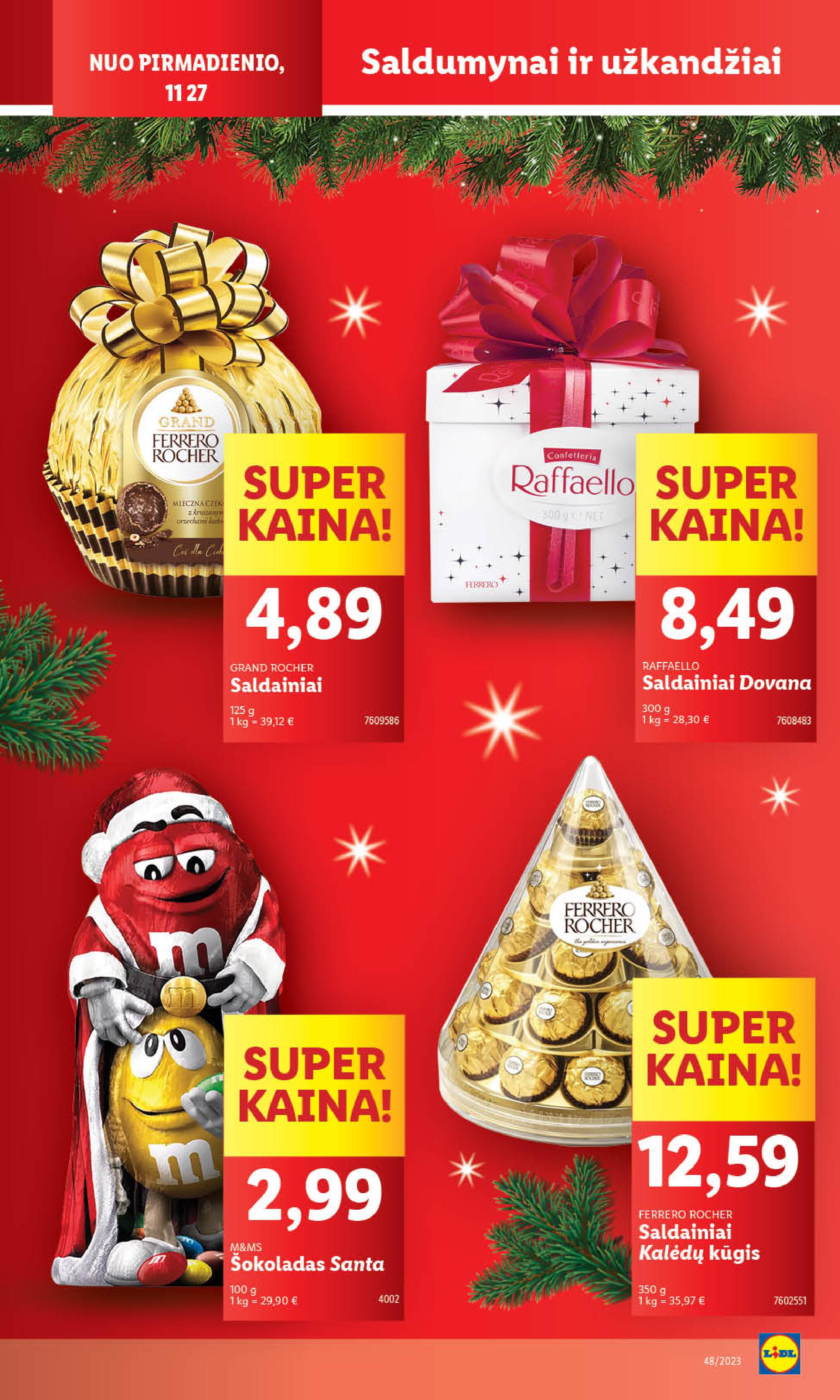 Naujausias LIDL kaininis katalogas 2023.11.27 - 2023.12.03