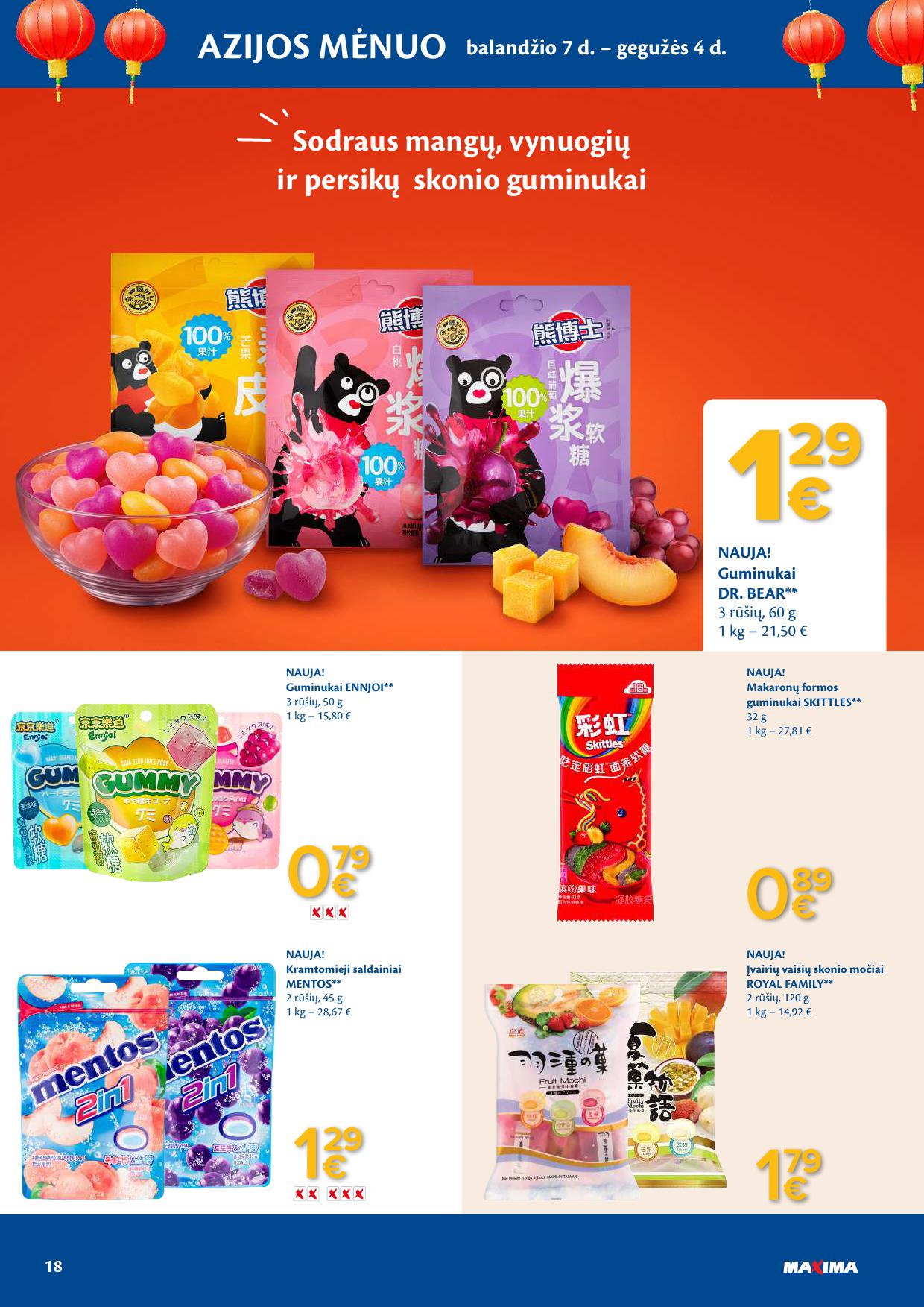 MAXIMA akcijų ir nuolaidų leidinys Nr.16 2026.04.14 - 2026.04.20