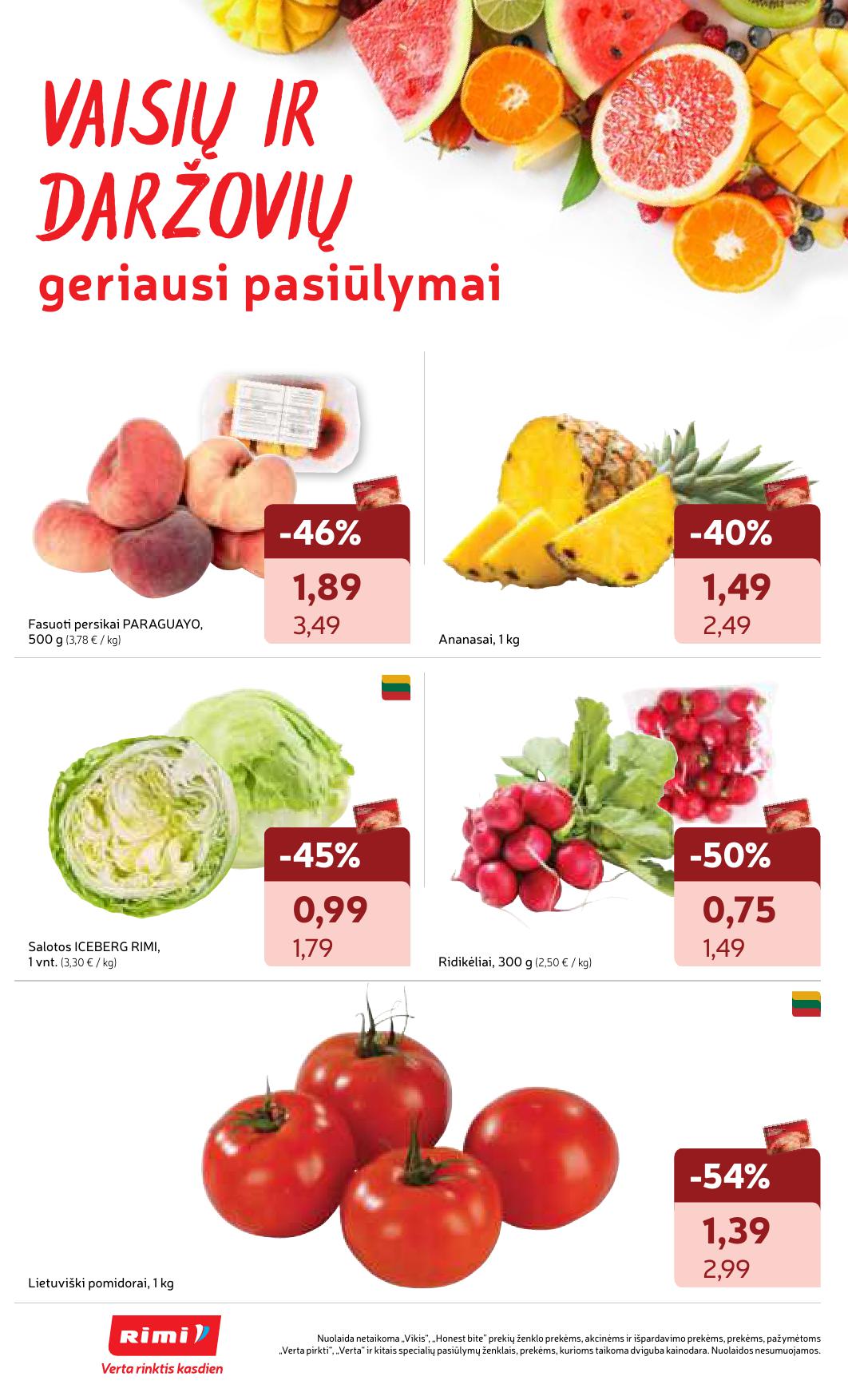 Naujausias RIMI kaininis katalogas 2025.06.24 - 2025.06.30
