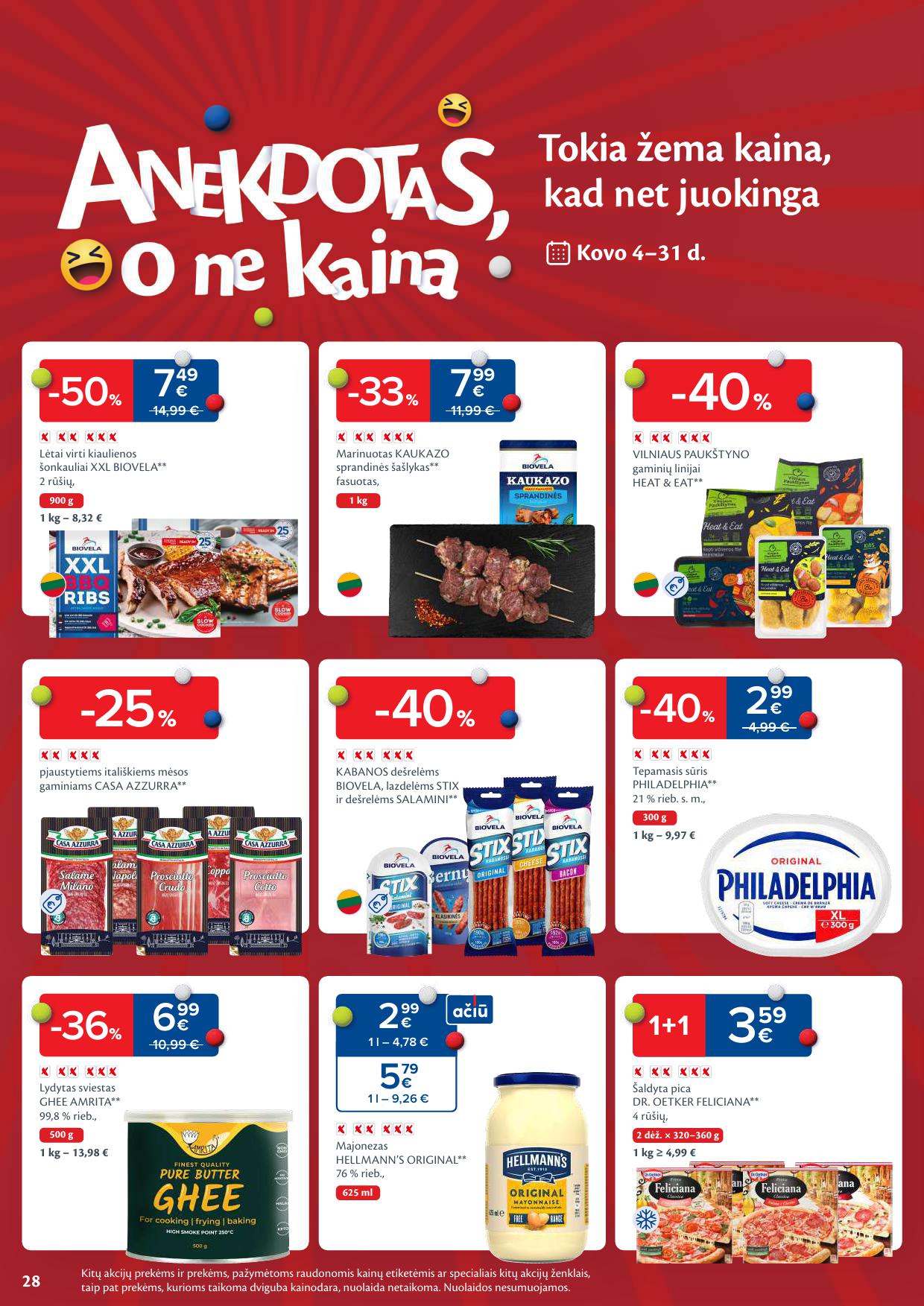 Naujausias MAXIMA kaininis katalogas 2025.03.25 - 2025.03.31