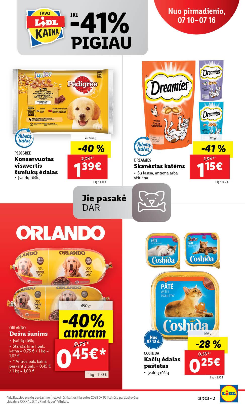 Naujausias LIDL kaininis katalogas 2023.07.10 - 2023.07.16