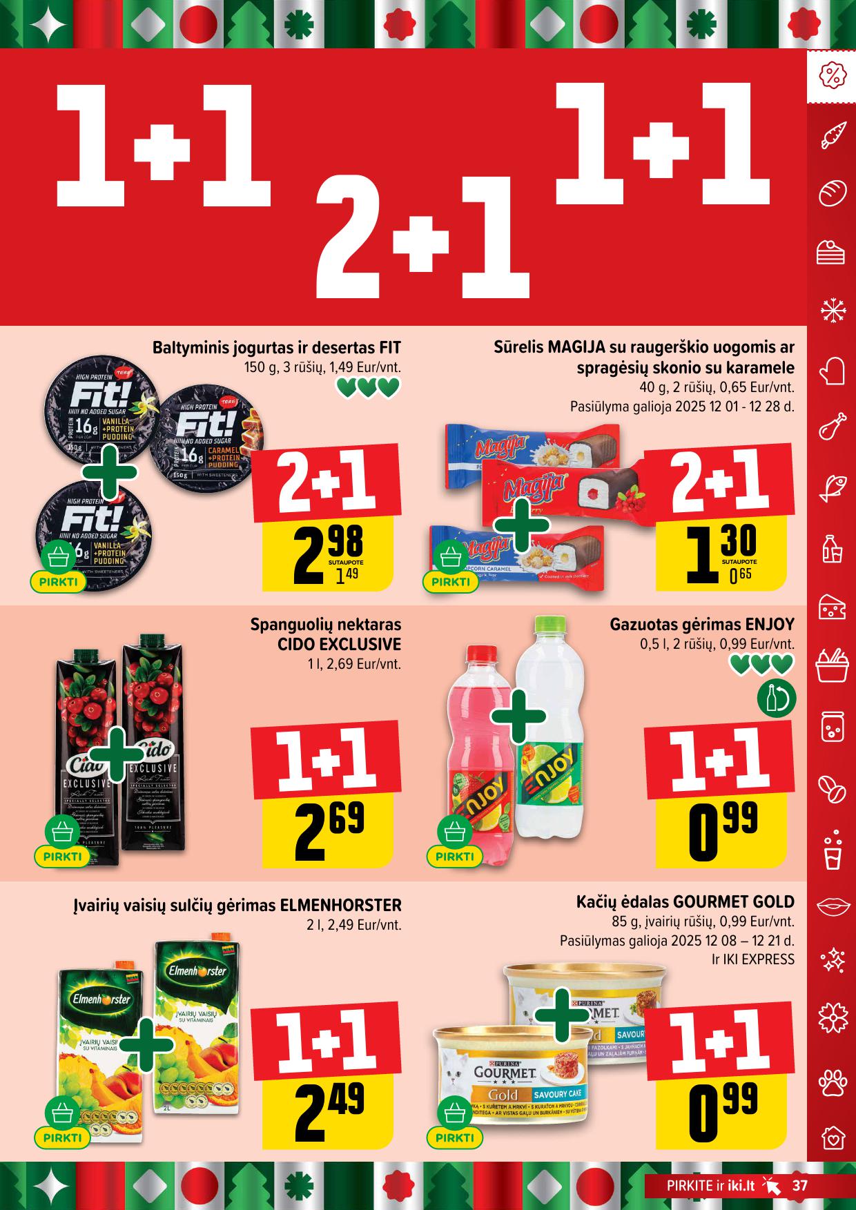 Naujausias IKI kaininis katalogas 2025.12.08 - 2025.12.14