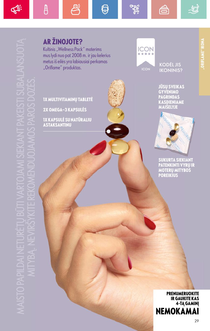 ORIFLAME katalogas galioja 2025.08.03 - 2025.08.23