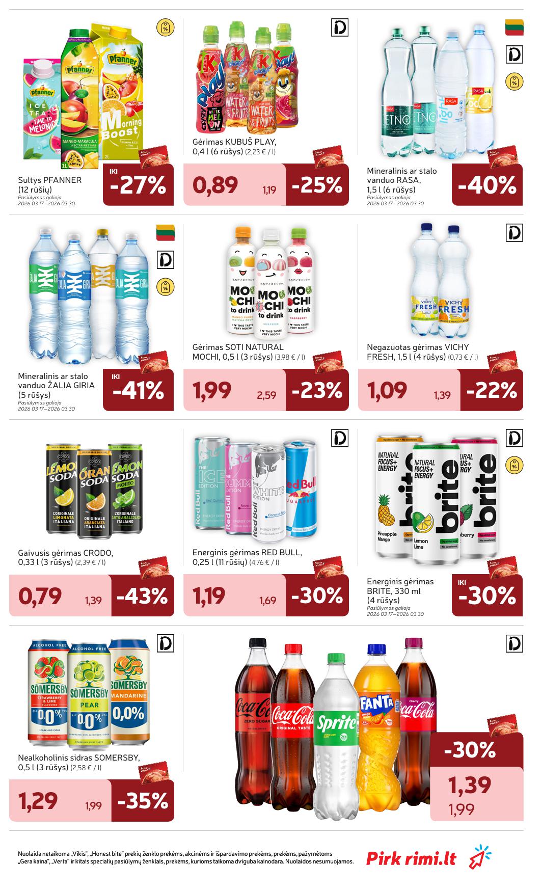 Naujausias RIMI kaininis katalogas 2026.03.24 - 2026.03.30