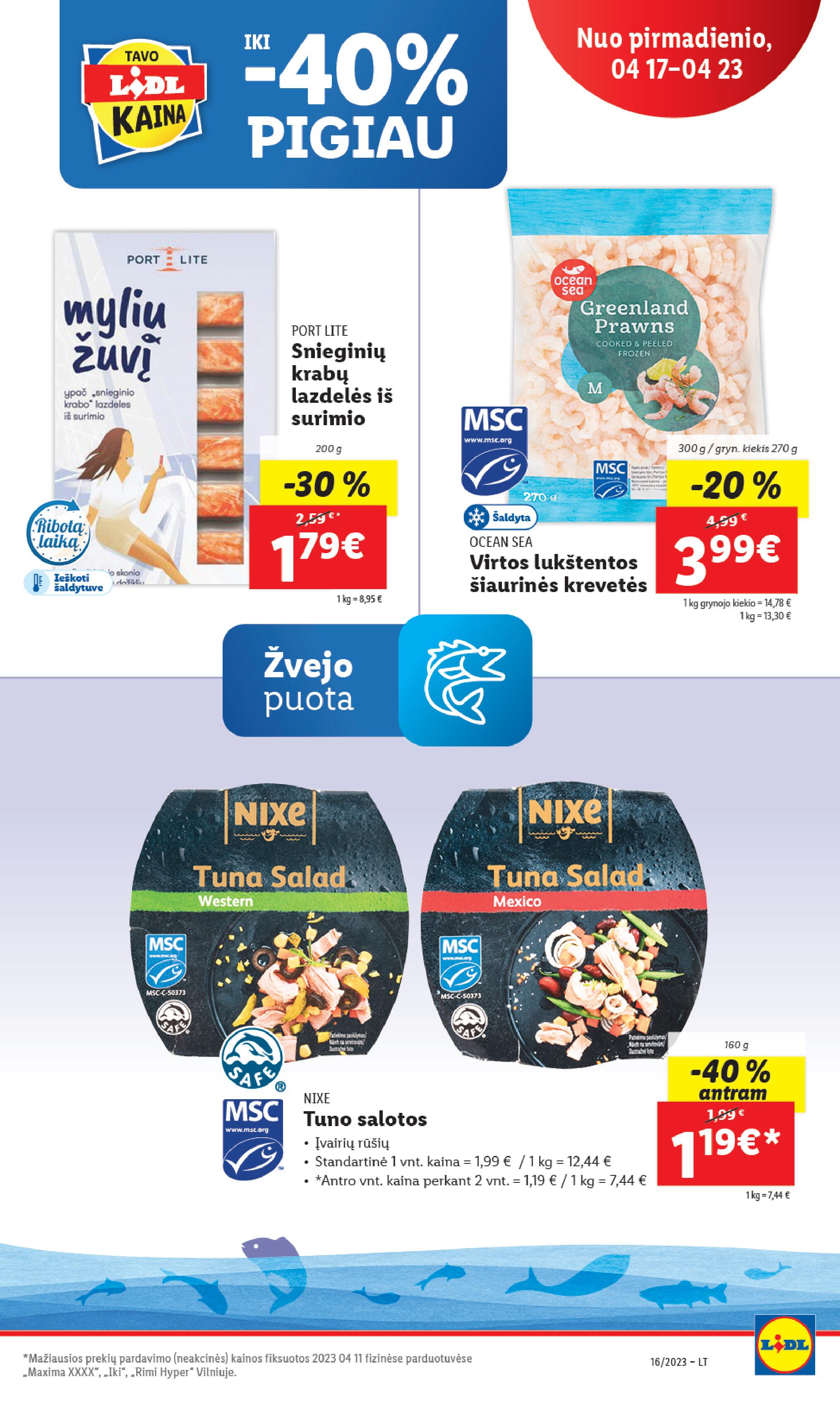 Naujausias LIDL kaininis katalogas 2023.04.17 - 2023.04.23