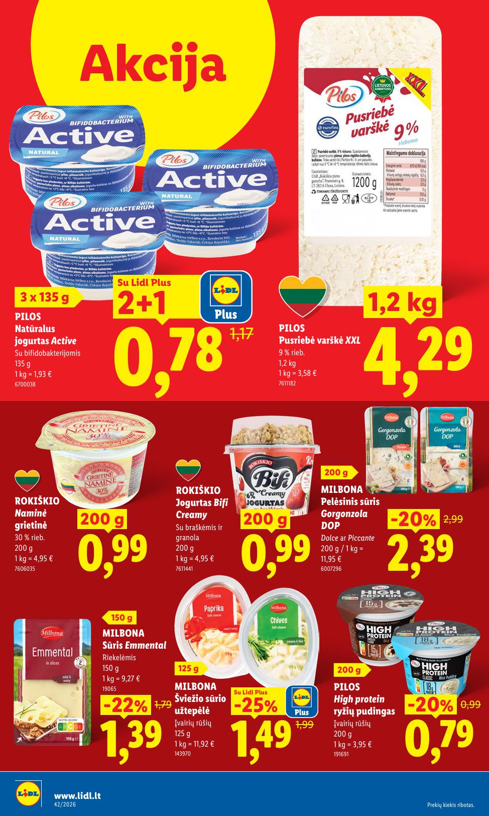 Naujausias LIDL kaininis katalogas 2026.10.12 - 2026.10.18