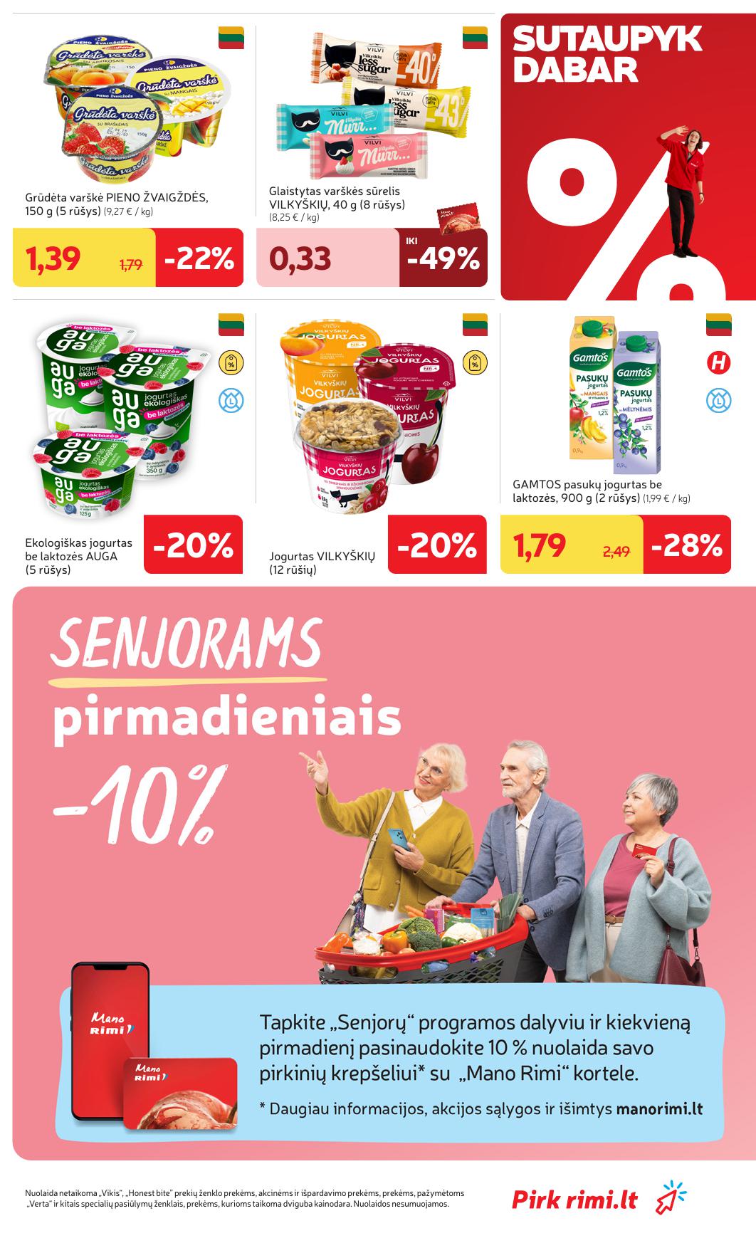 Naujausias RIMI kaininis katalogas 2026.04.21 - 2026.04.27