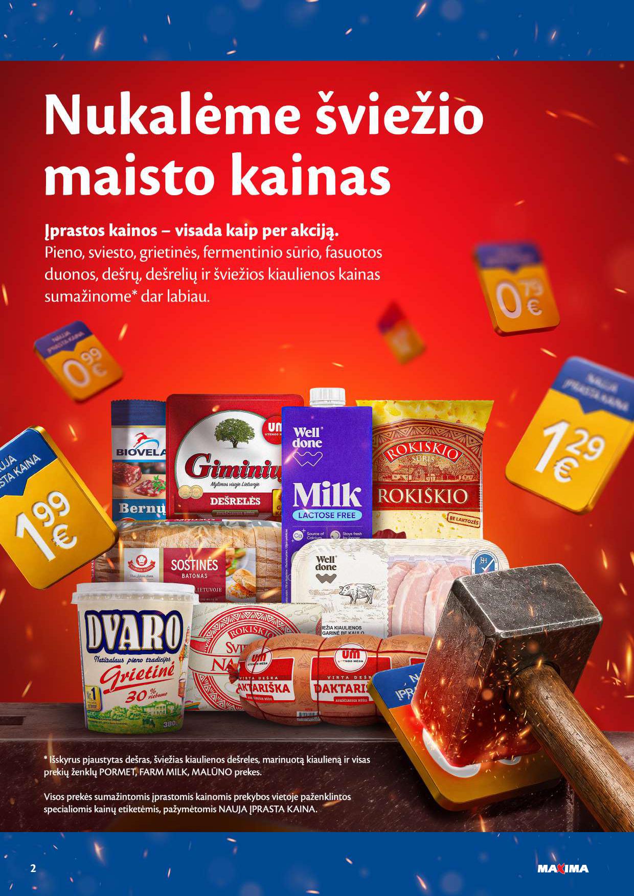 Naujausias MAXIMA kaininis katalogas 2026.08.04 - 2026.08.10