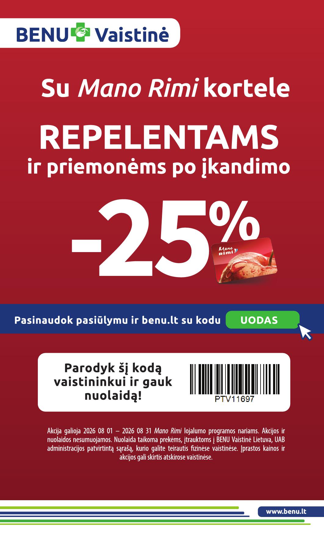 Naujausias RIMI kaininis katalogas 2026.08.25 - 2026.08.31