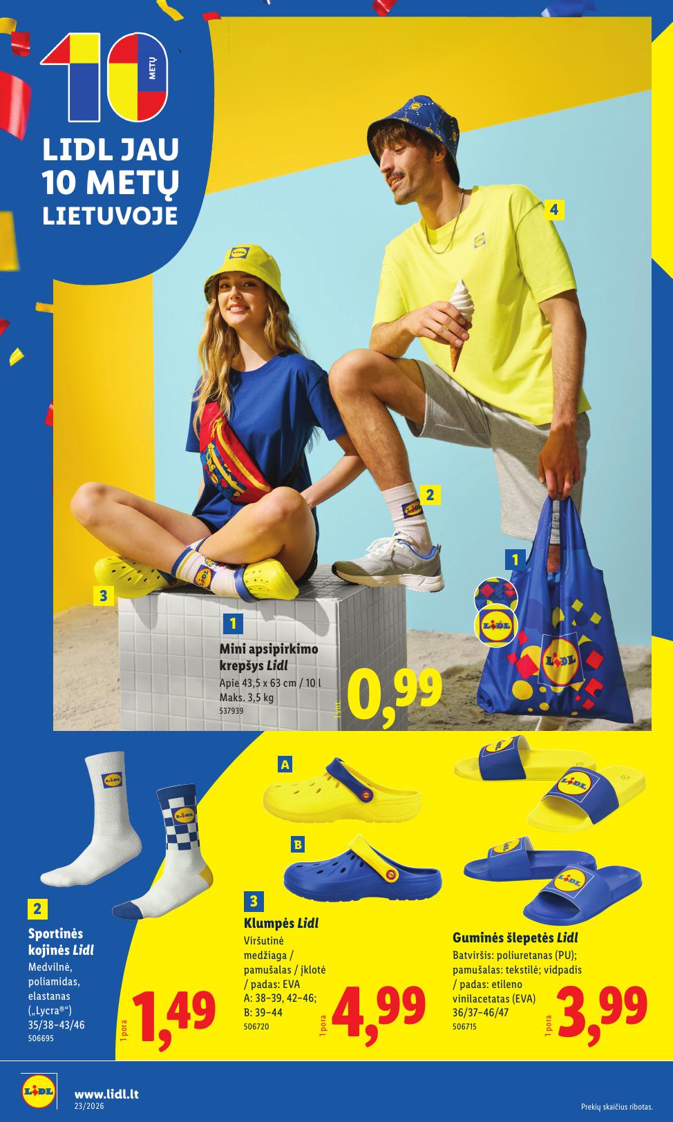 LIDL ne maisto prekių leidinys 2026.06.01 - 2026.06.07